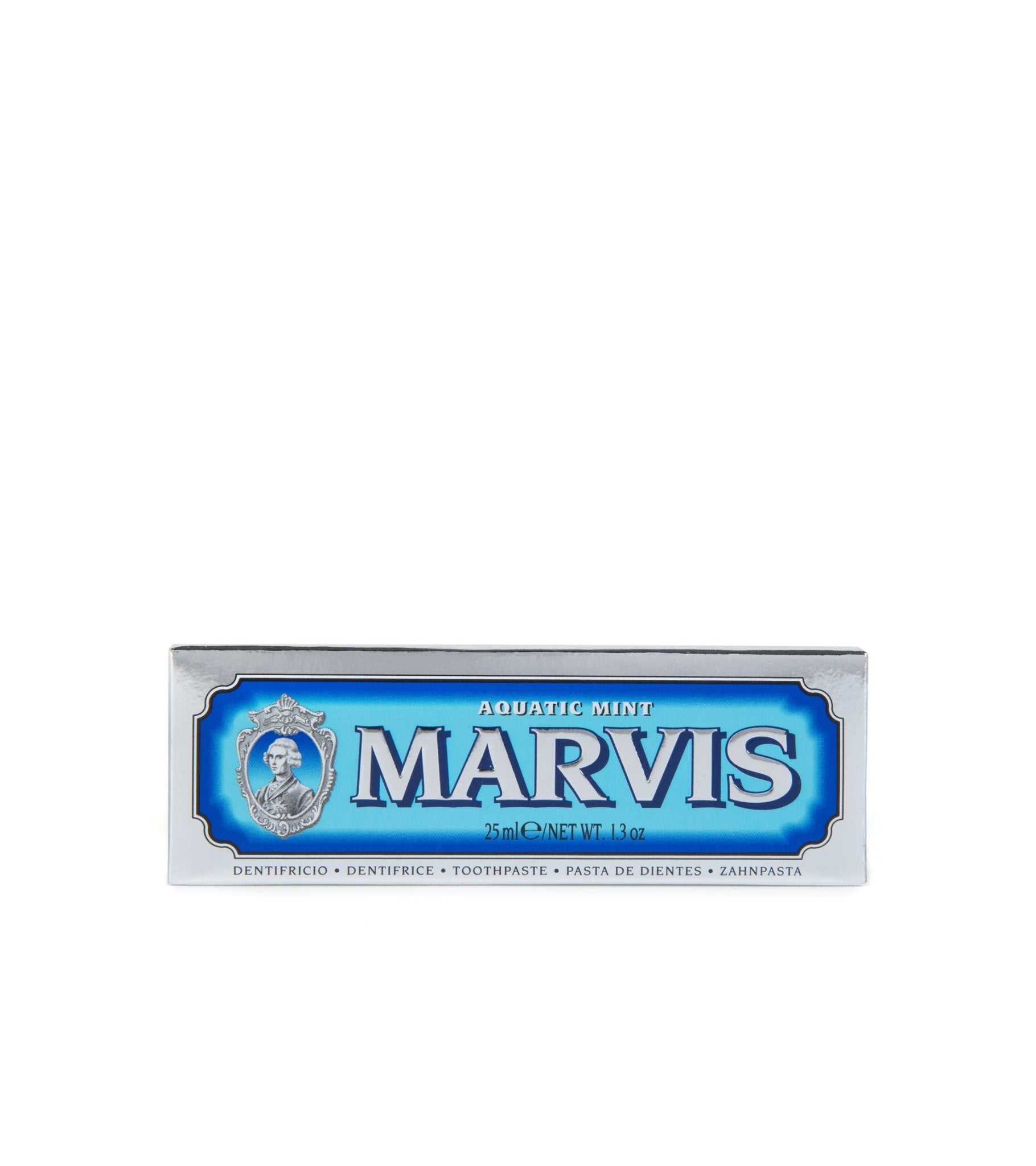 Marvis Travel Toothpaste 25ml: Aquatic Mint - Trunk Clothiers