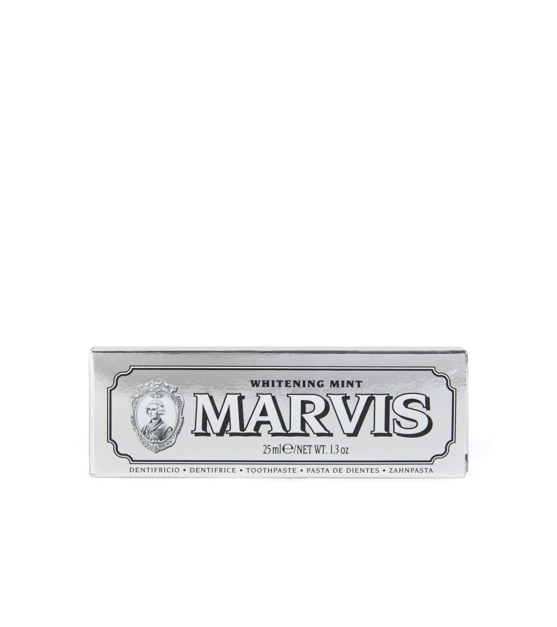 Marvis Travel Toothpaste 25ml: Whitening Mint - Trunk Clothiers