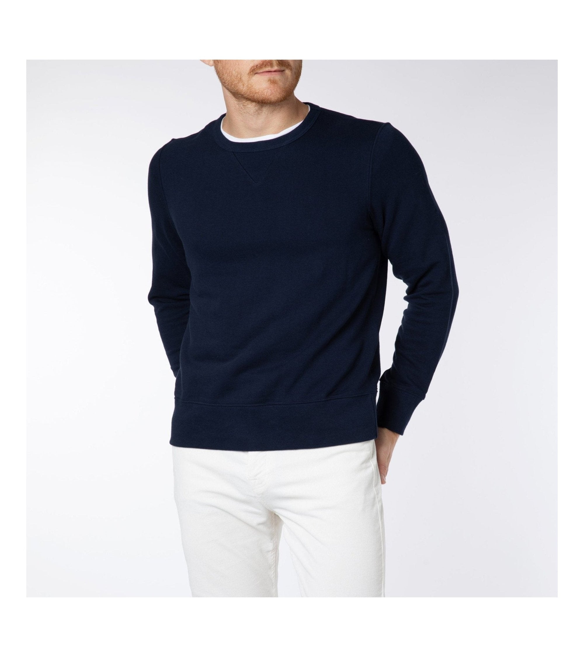 Merz b. Schwanen 346 Sweatshirt: Ink Blue