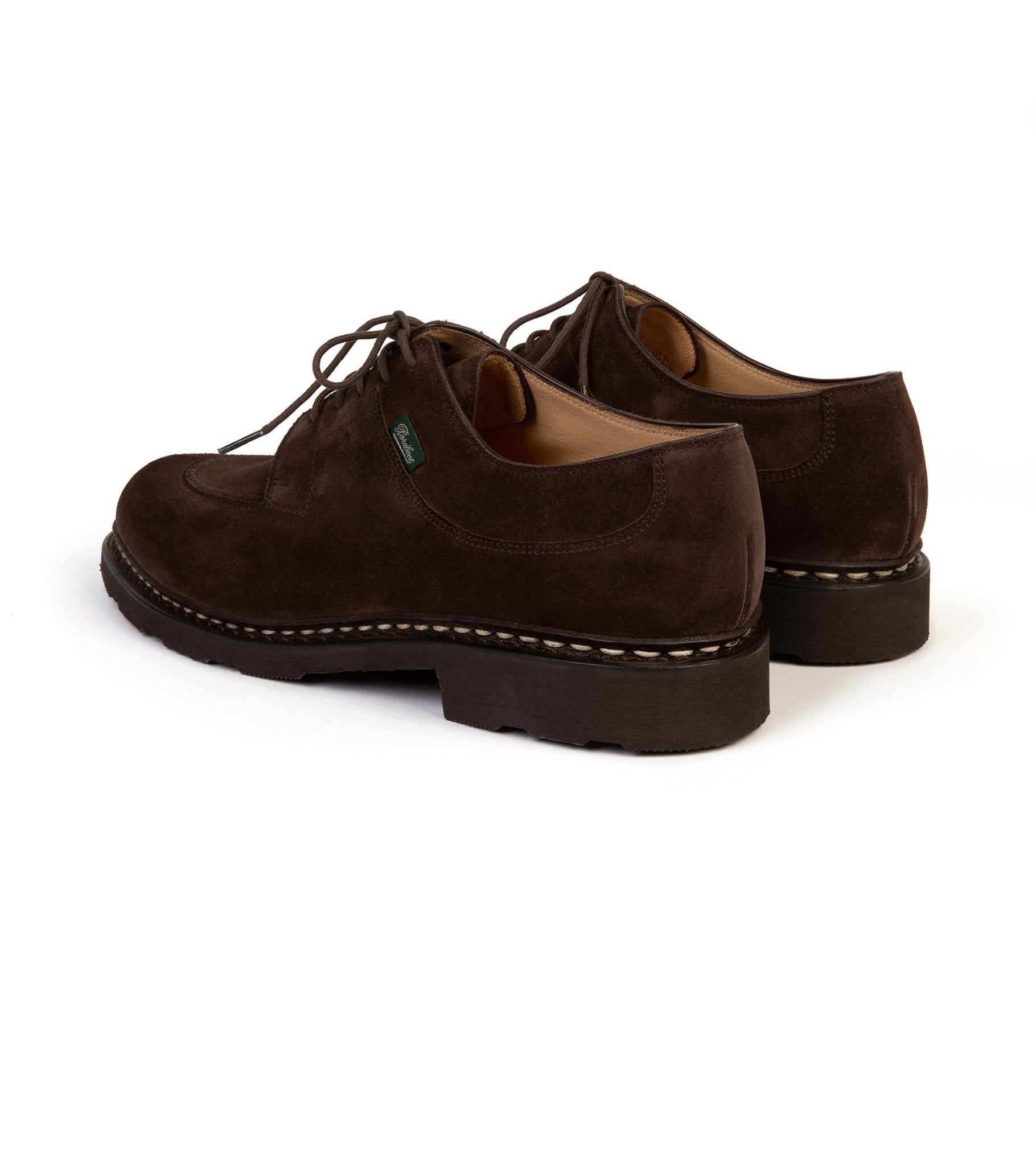 Paraboot Avignon Suede Shoe: Dark Brown - Trunk Clothiers