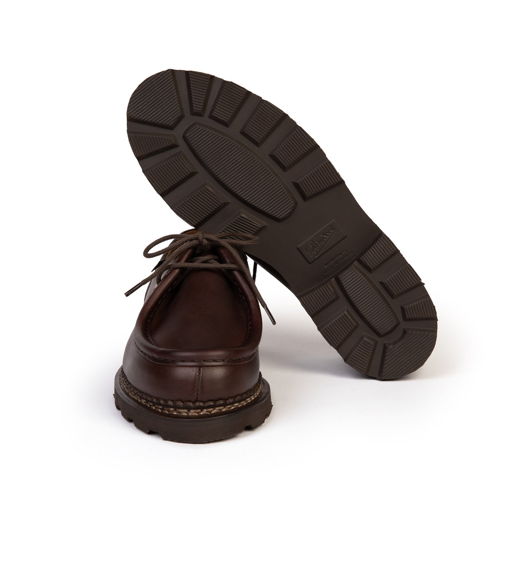 Paraboot Michael Leather Shoe: Café - Trunk Clothiers