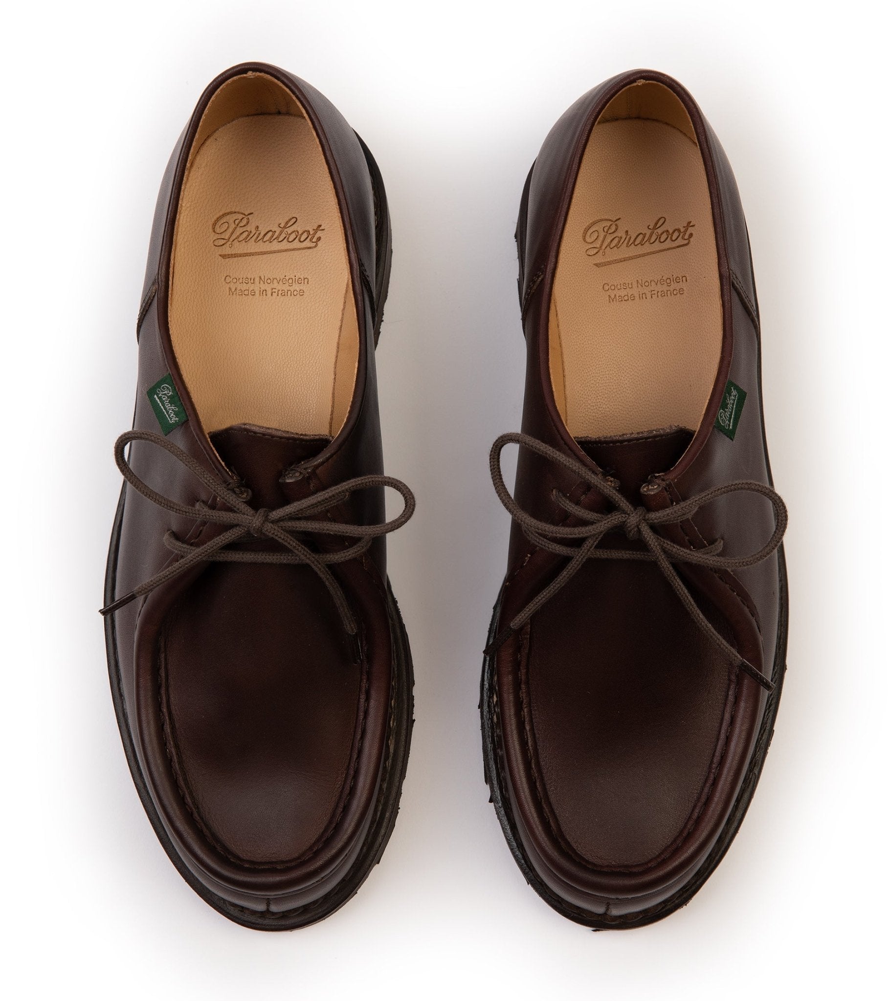 Paraboot Michael Leather Shoe: Café - Trunk Clothiers