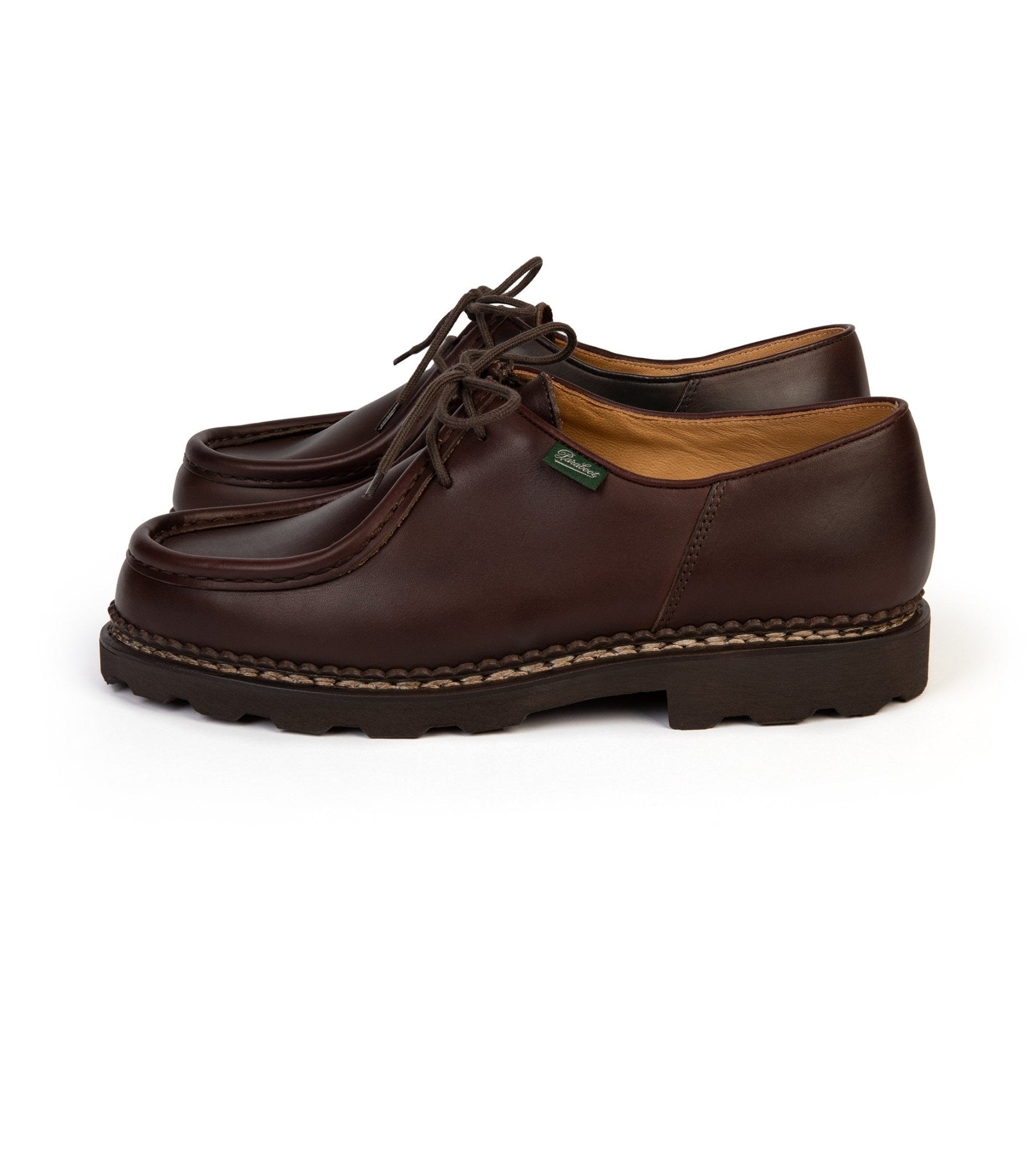 Paraboot Michael Leather Shoe: Café - Trunk Clothiers