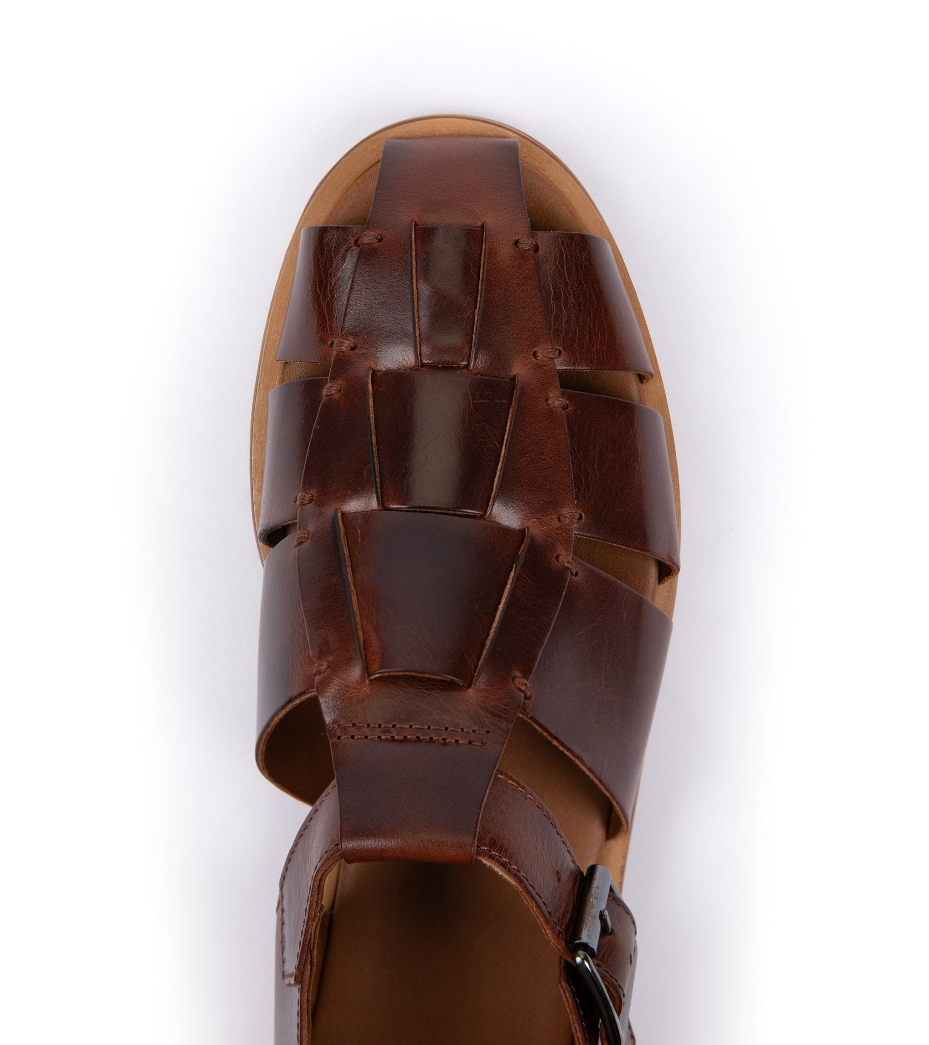 Paraboot Pacific Leather Sandals: Marron - Trunk Clothiers