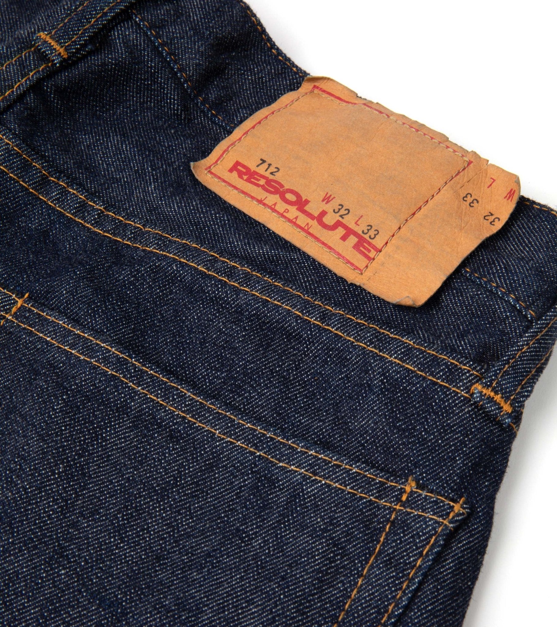 Resolute 712 Denim Jeans: One Wash - Trunk Clothiers