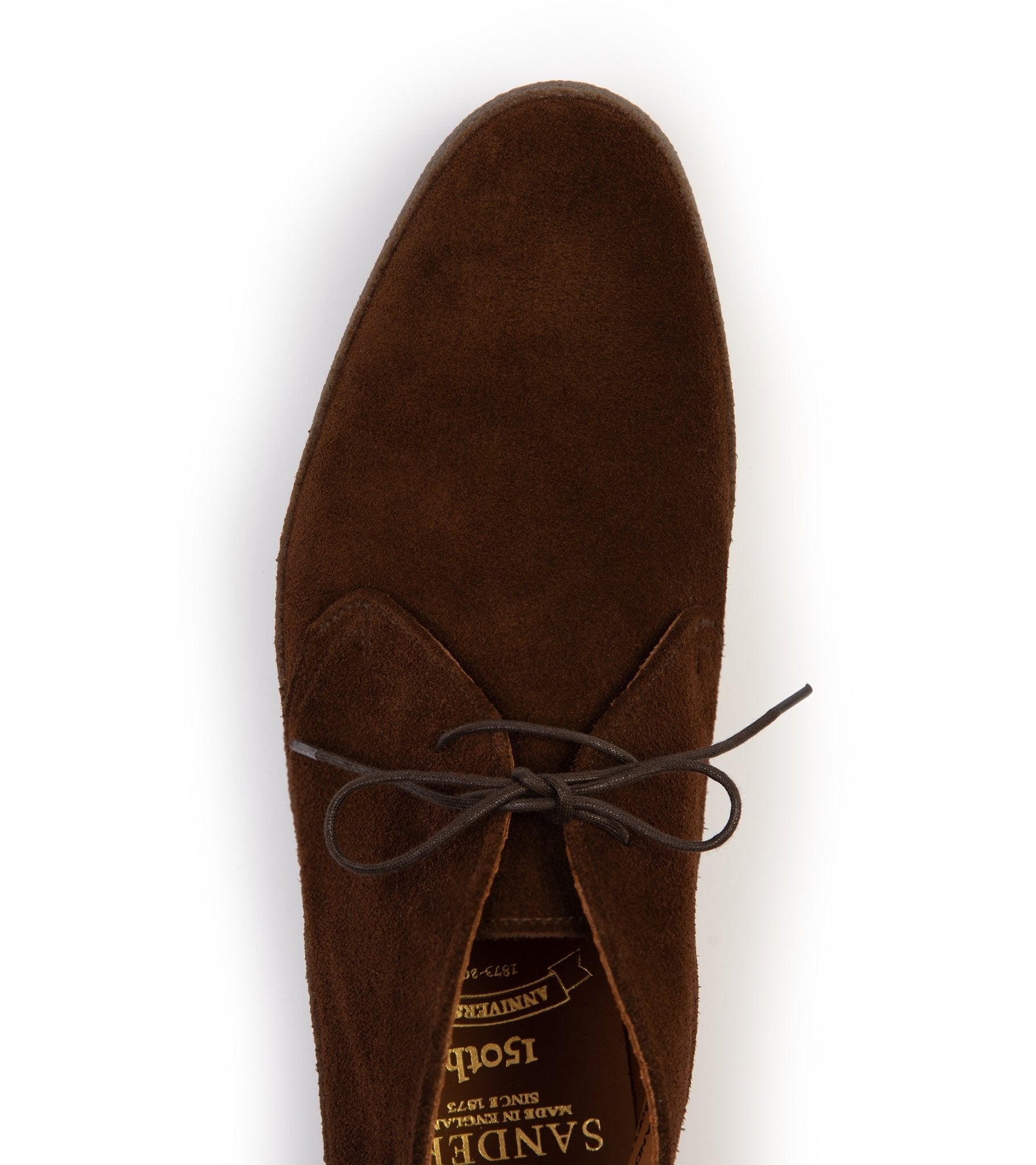 Sanders Hi-Top Suede Chukka Boot: Polo Snuff - Trunk Clothiers