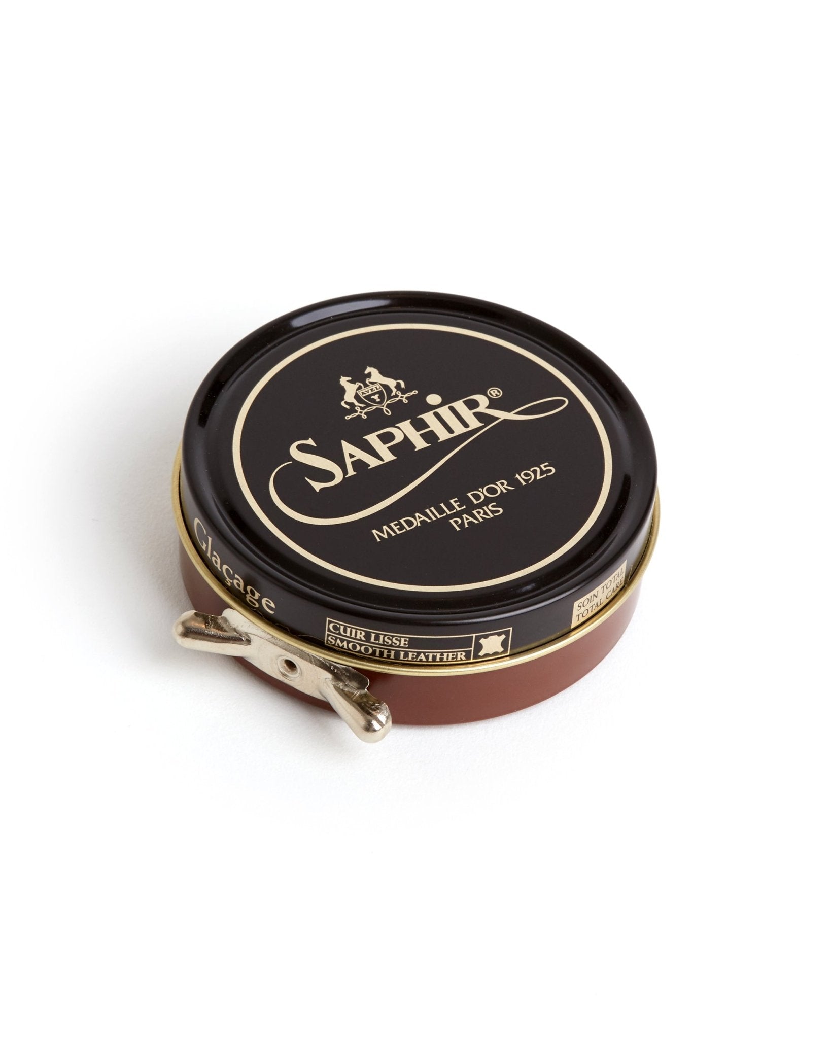 Saphir Pate De Lux Shoe Polish 50ml: 03 Light Brown - Trunk Clothiers