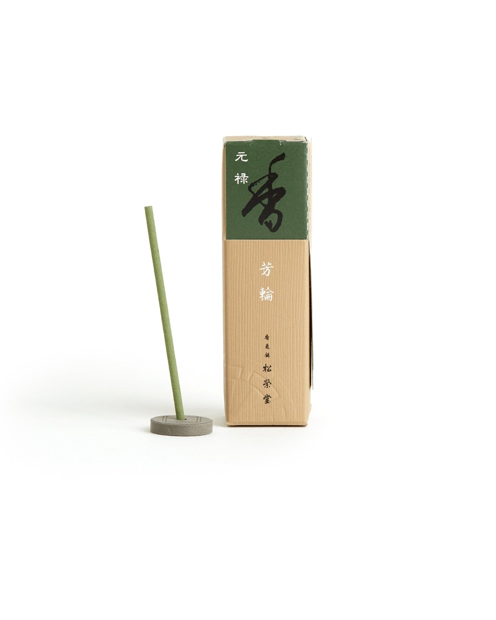 Shoyeido Genroku Green Incense: 20 sticks - Trunk Clothiers