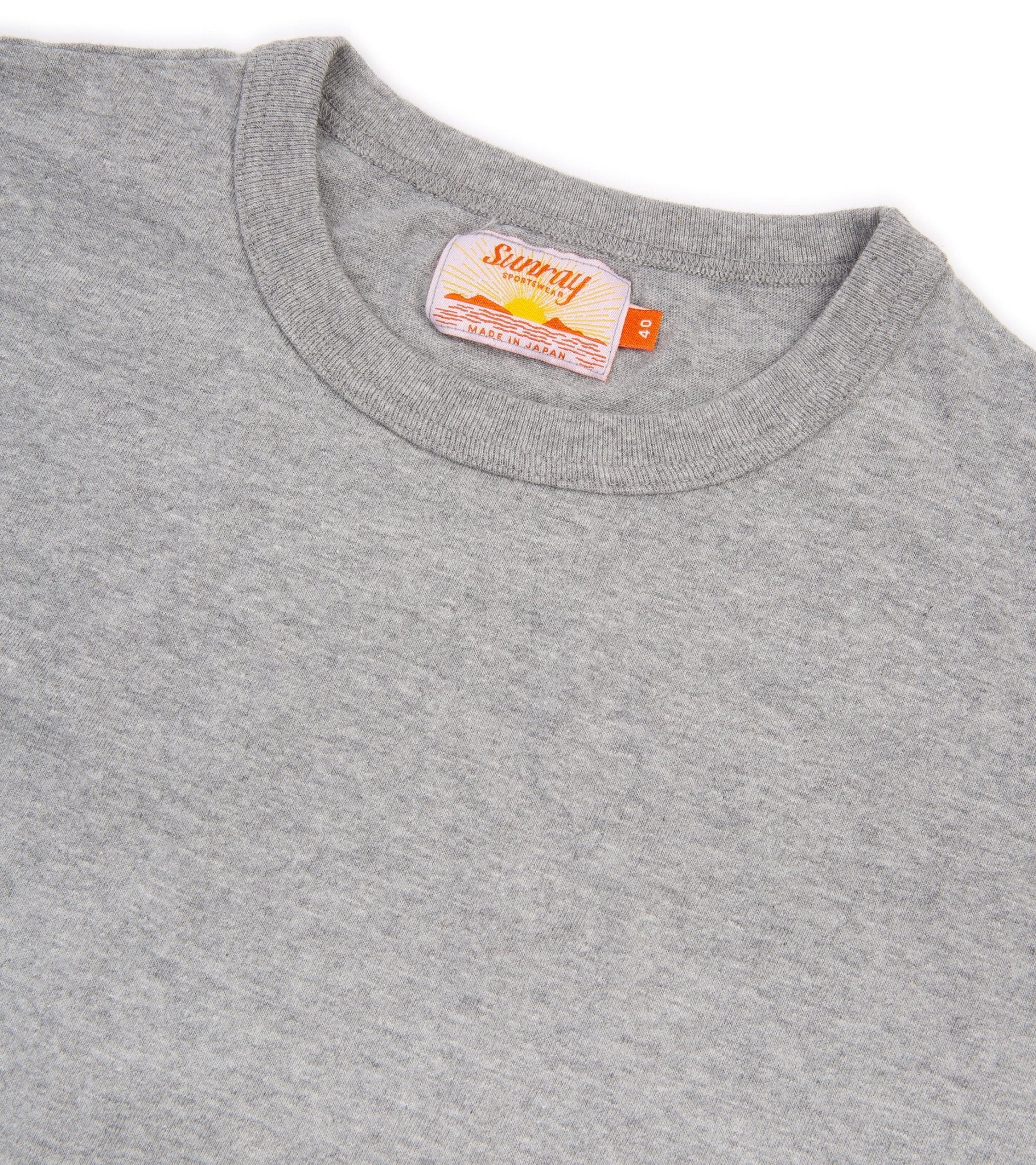 Sunray Sportswear Haleiwa Short Sleeve Cotton T-Shirt: Hambledon Grey - Trunk Clothiers