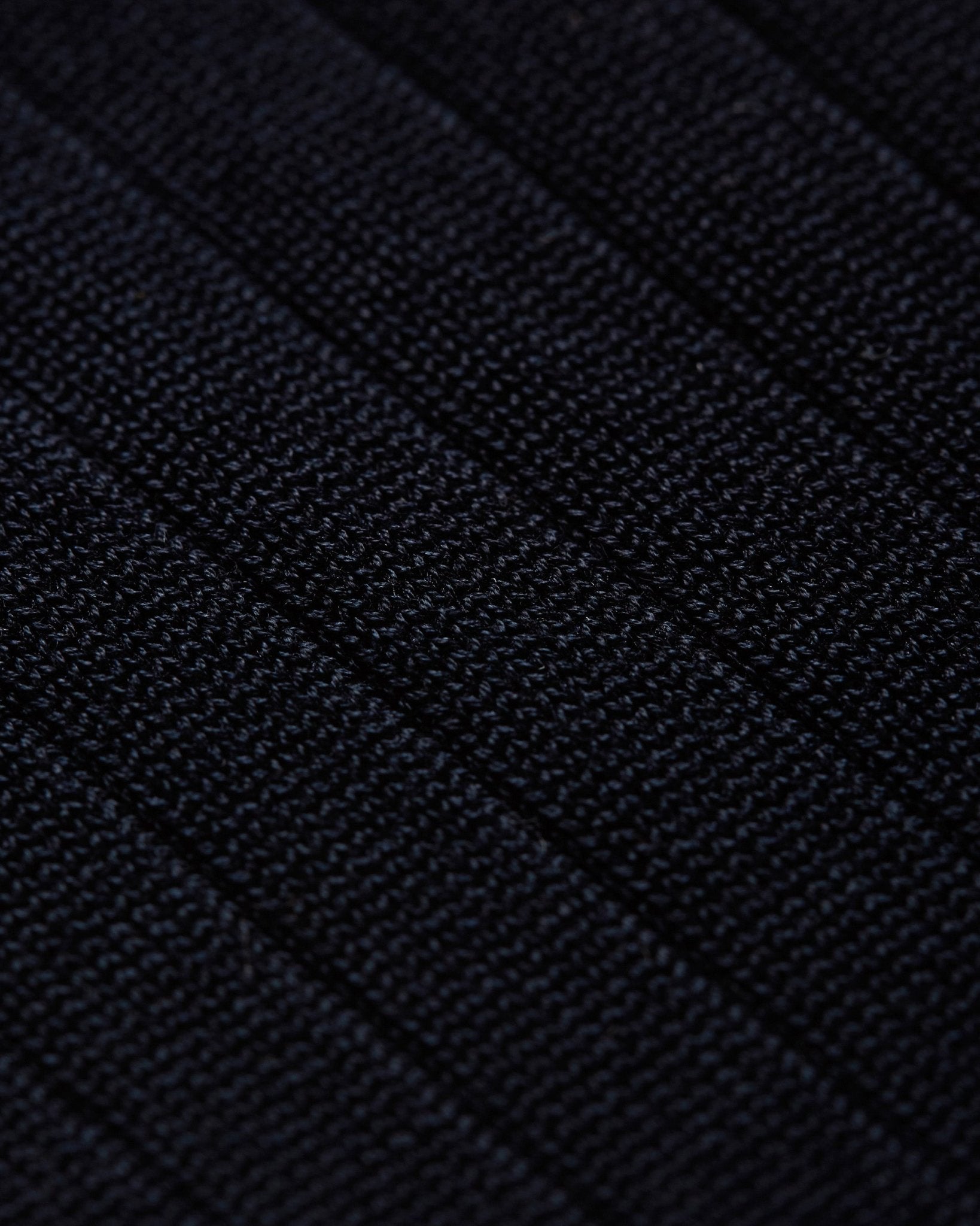 Tabio Cotton Ribbed Socks: Black - Trunk Clothiers