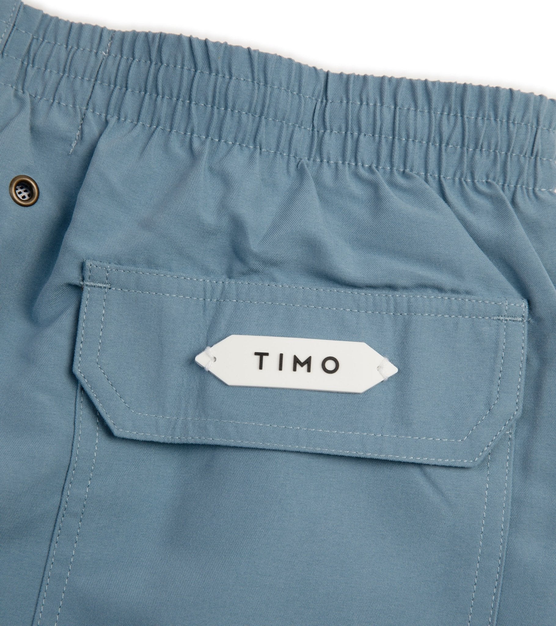 Timo Prep Nylon Swim Shorts: Blue - Trunk Clothiers