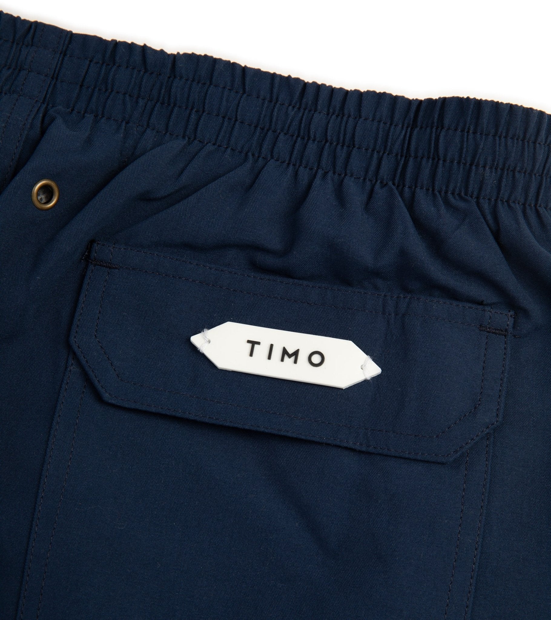 Timo Prep Nylon Swim Shorts: Navy - Trunk Clothiers