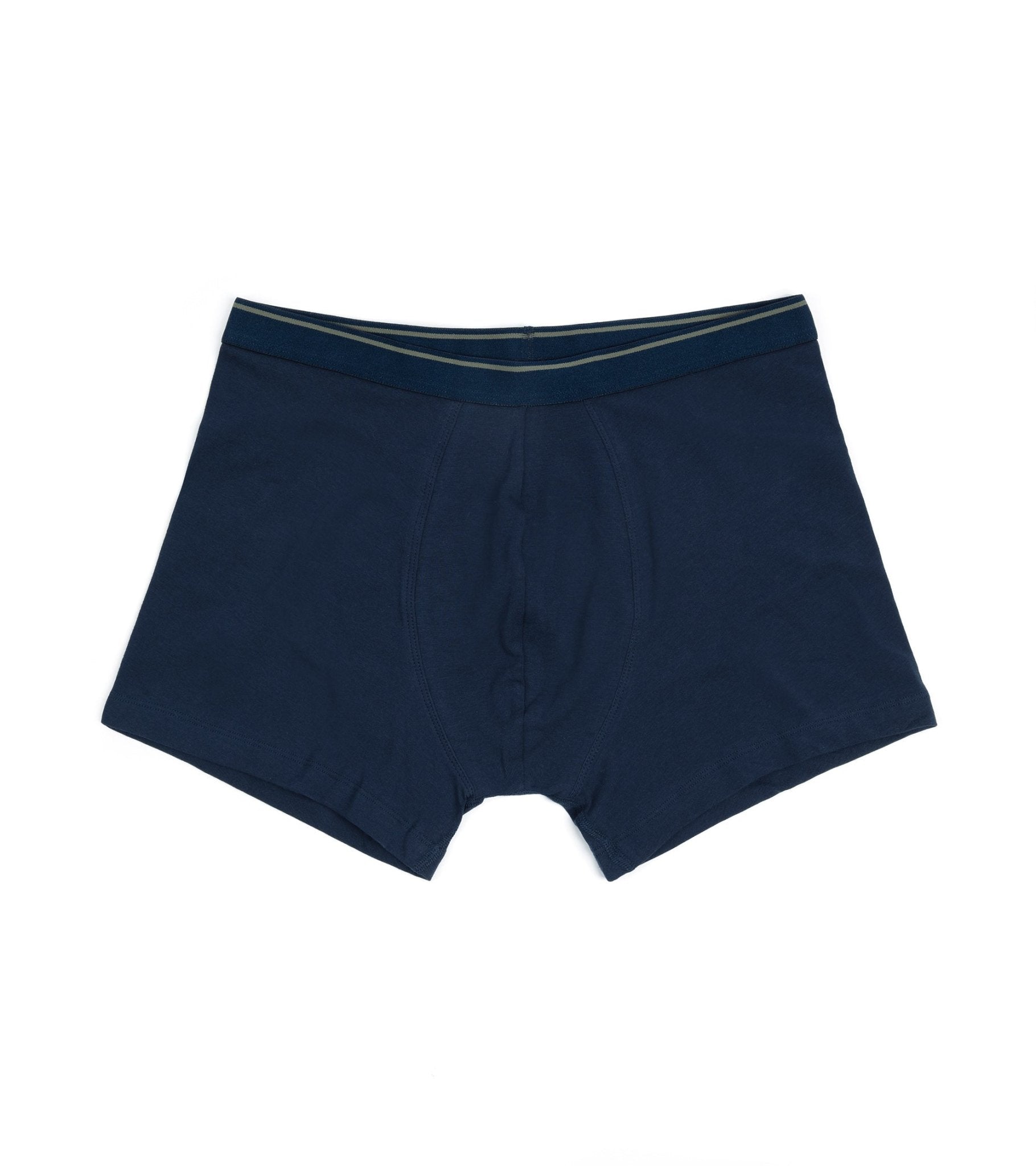 Trunk 2 Pack Organic Cotton Boxer Briefs: Navy - Trunk Clothiers