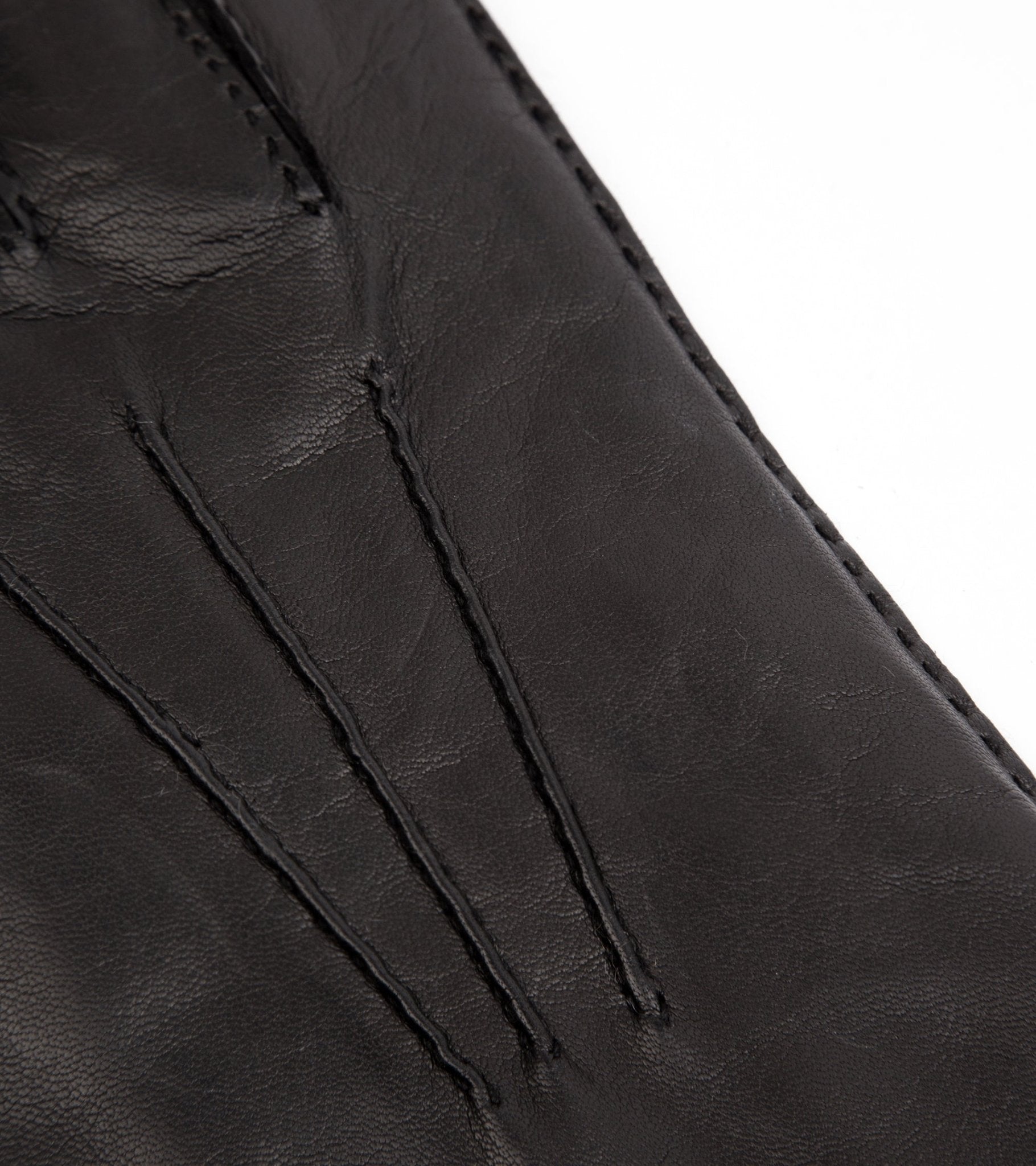 Trunk Cashmere Lined Napa Leather Gloves: Black - Trunk Clothiers