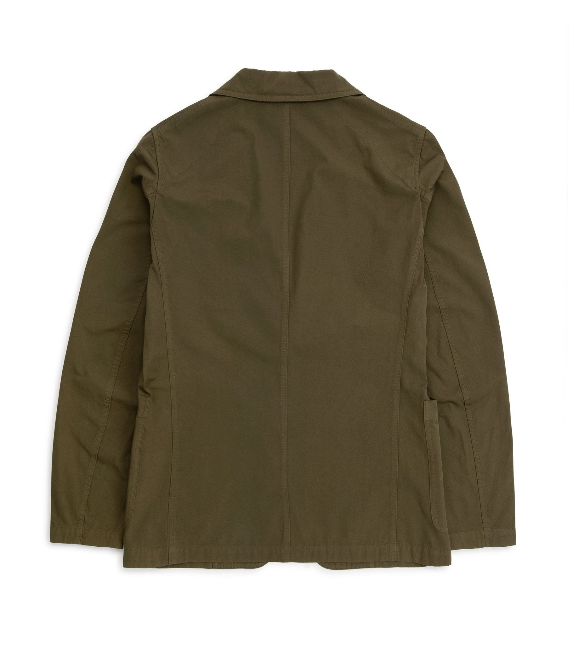 Trunk Culcross Cotton Poplin Jacket: Olive - Trunk Clothiers