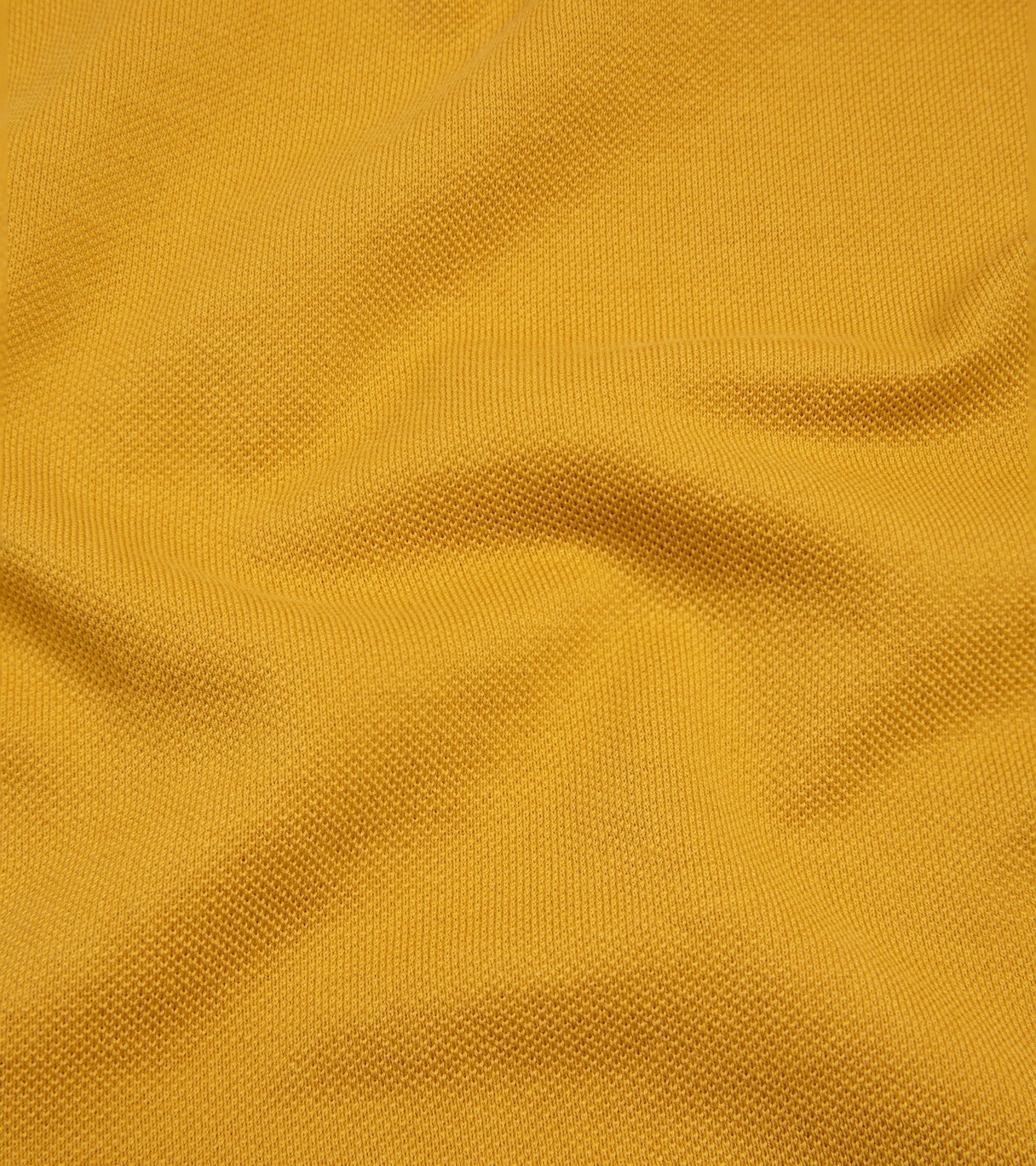 Trunk Moxon Short Sleeve Polo Shirt: Golden Yellow - Trunk Clothiers