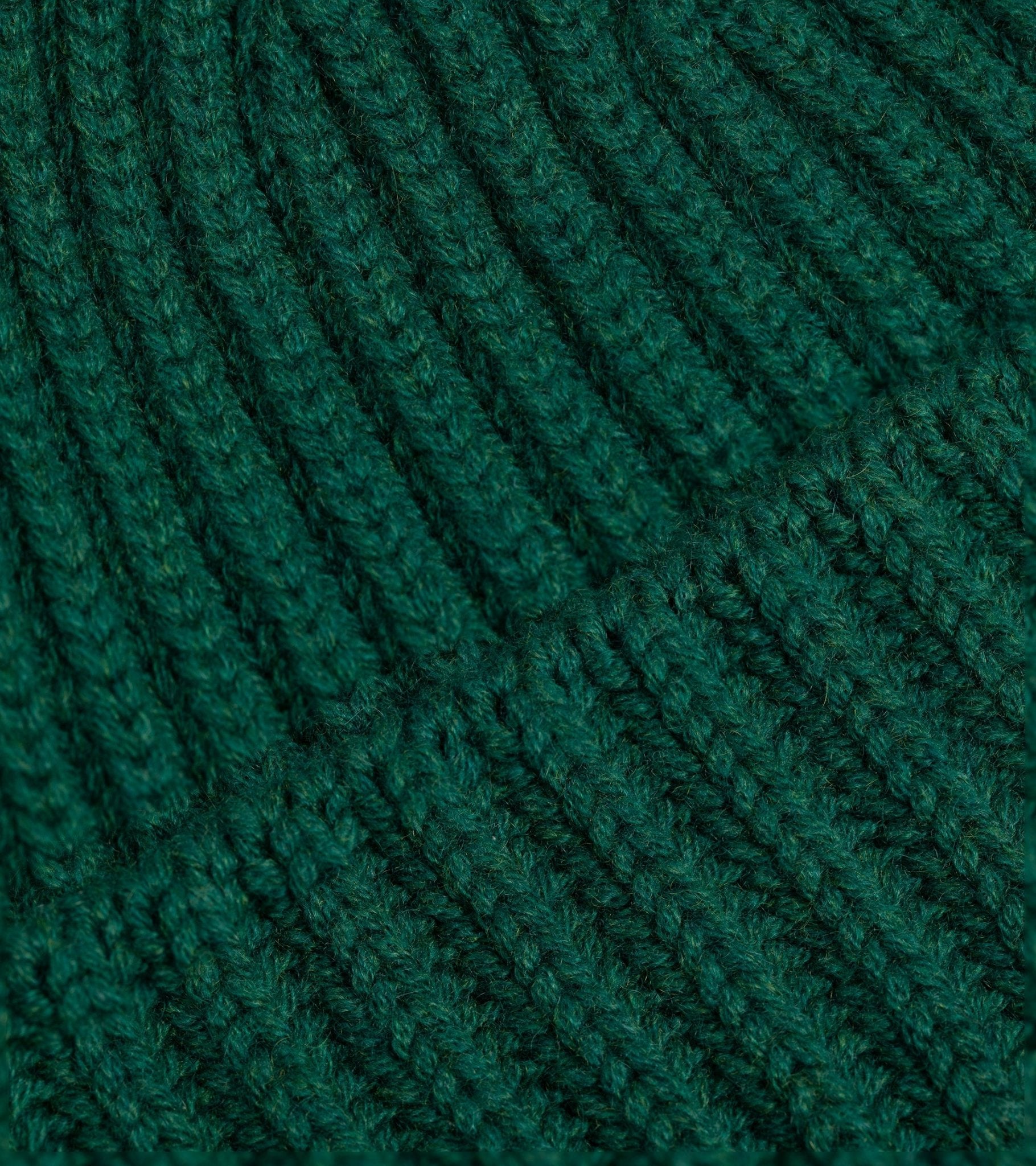 Trunk Ribbed Cashmere Beanie: Malachite Green - Trunk Clothiers