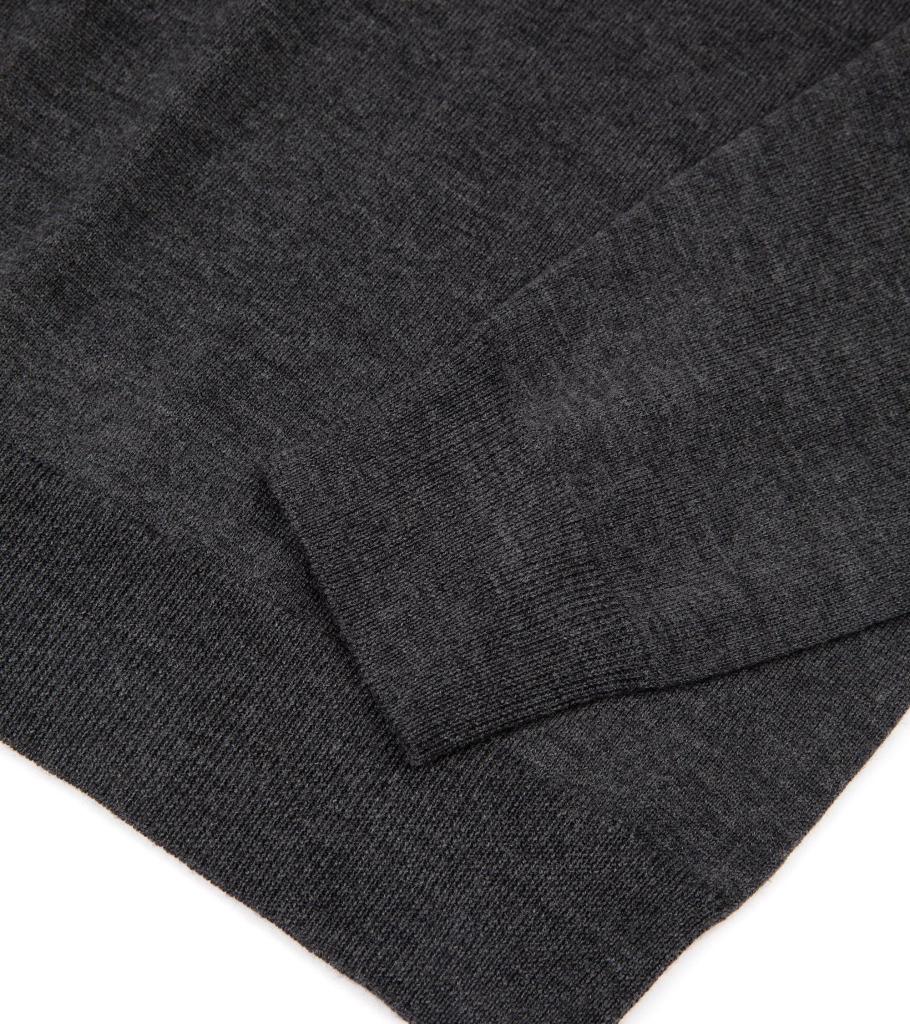 Trunk Trebeck Merino Half Zip Sweater: Charcoal - Trunk Clothiers