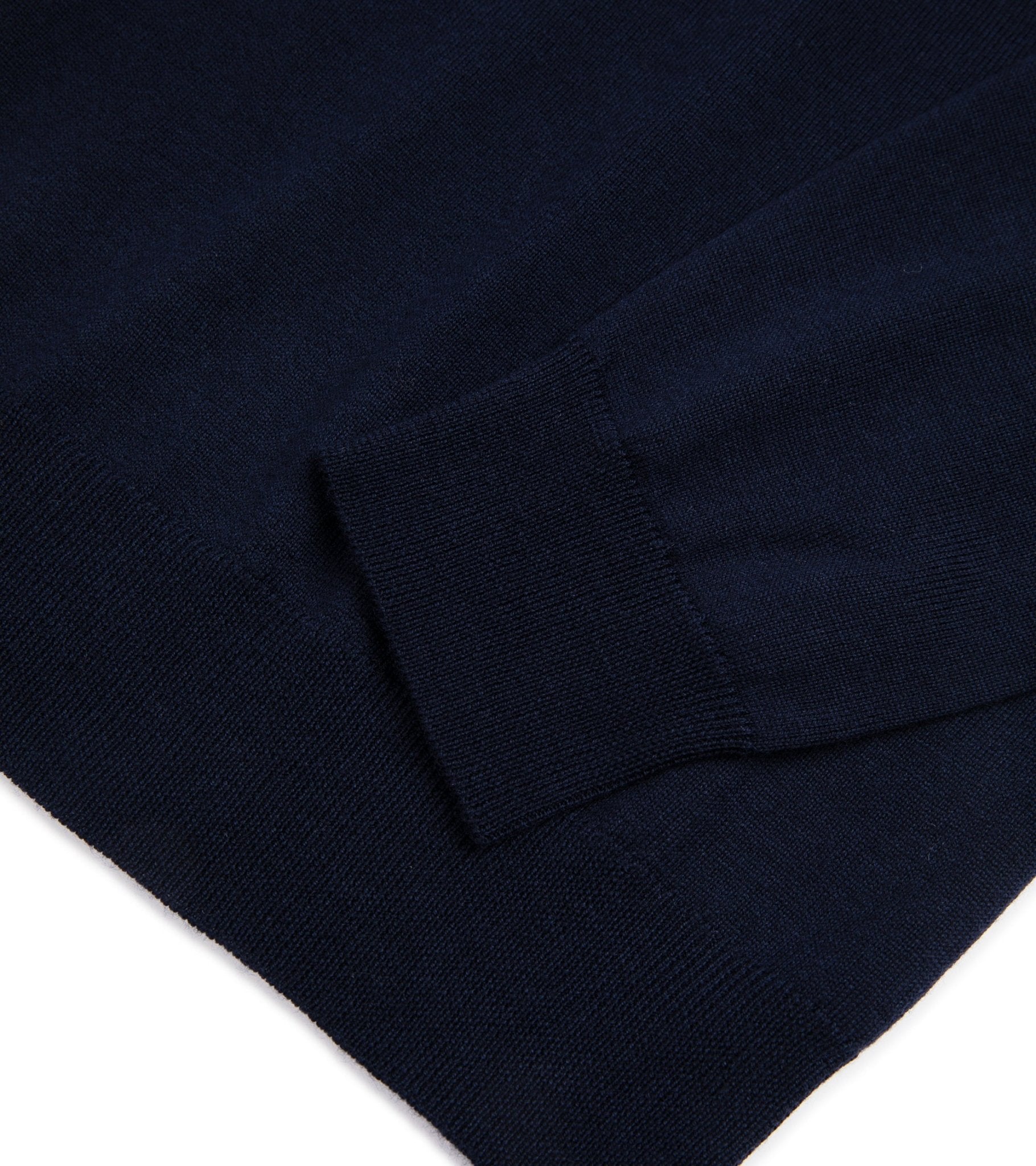 Trunk Trebeck Merino Half Zip Sweater: Navy - Trunk Clothiers