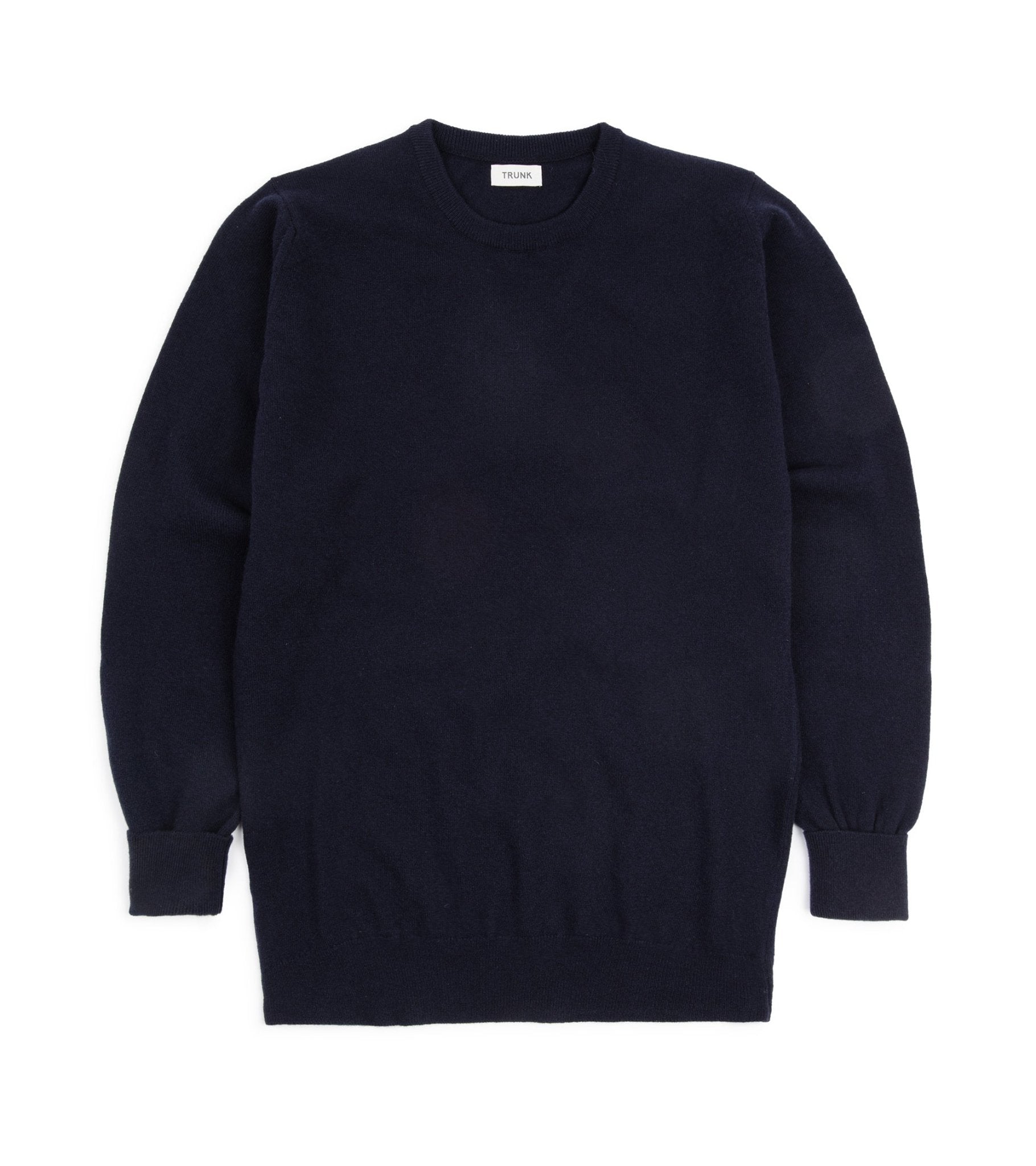 Trunk Walden Geelong Crew Neck Sweater: Navy - Trunk Clothiers