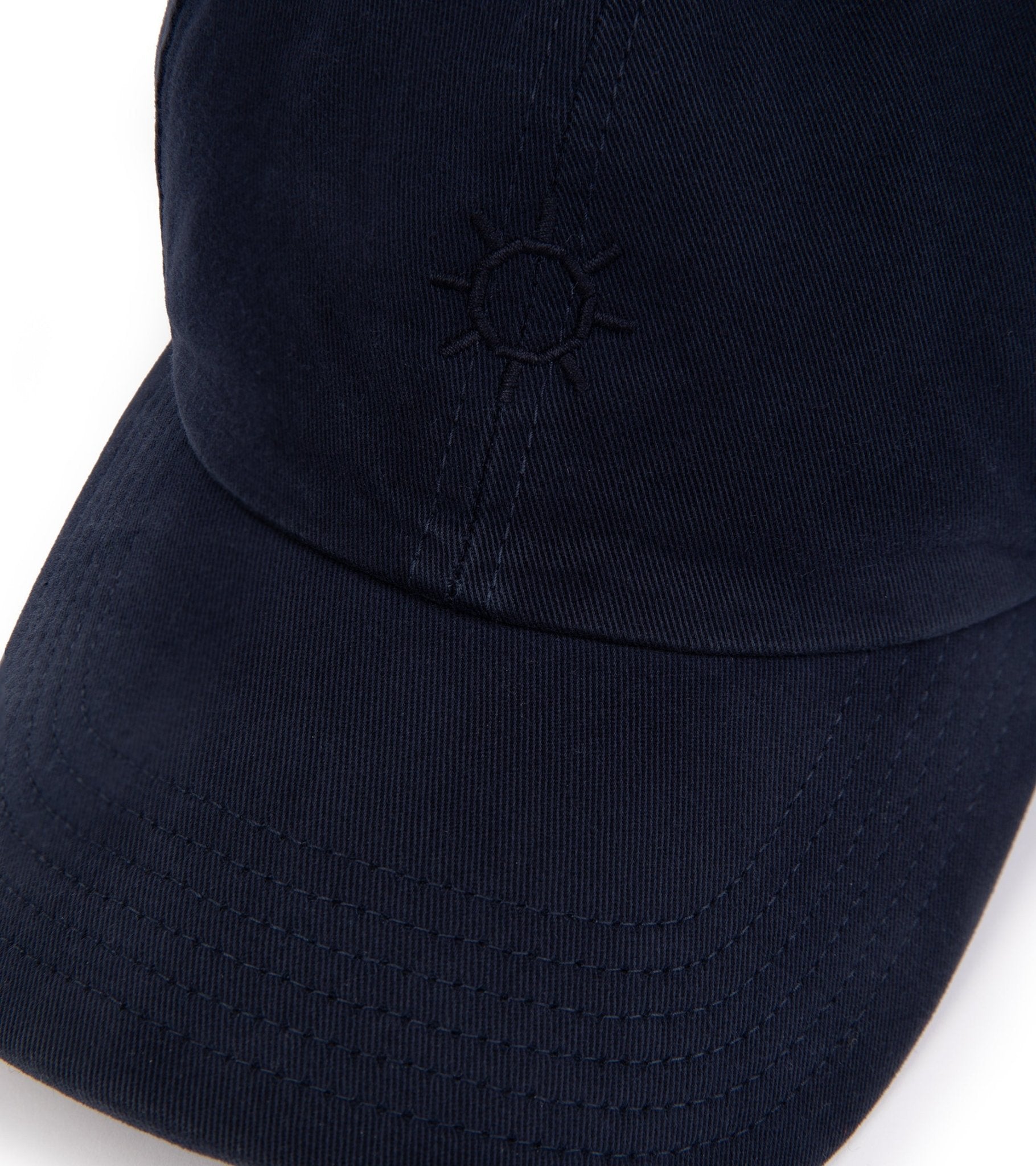 Trunk Washed Cotton Twill Baseball Cap: Navy - Trunk Clothiers