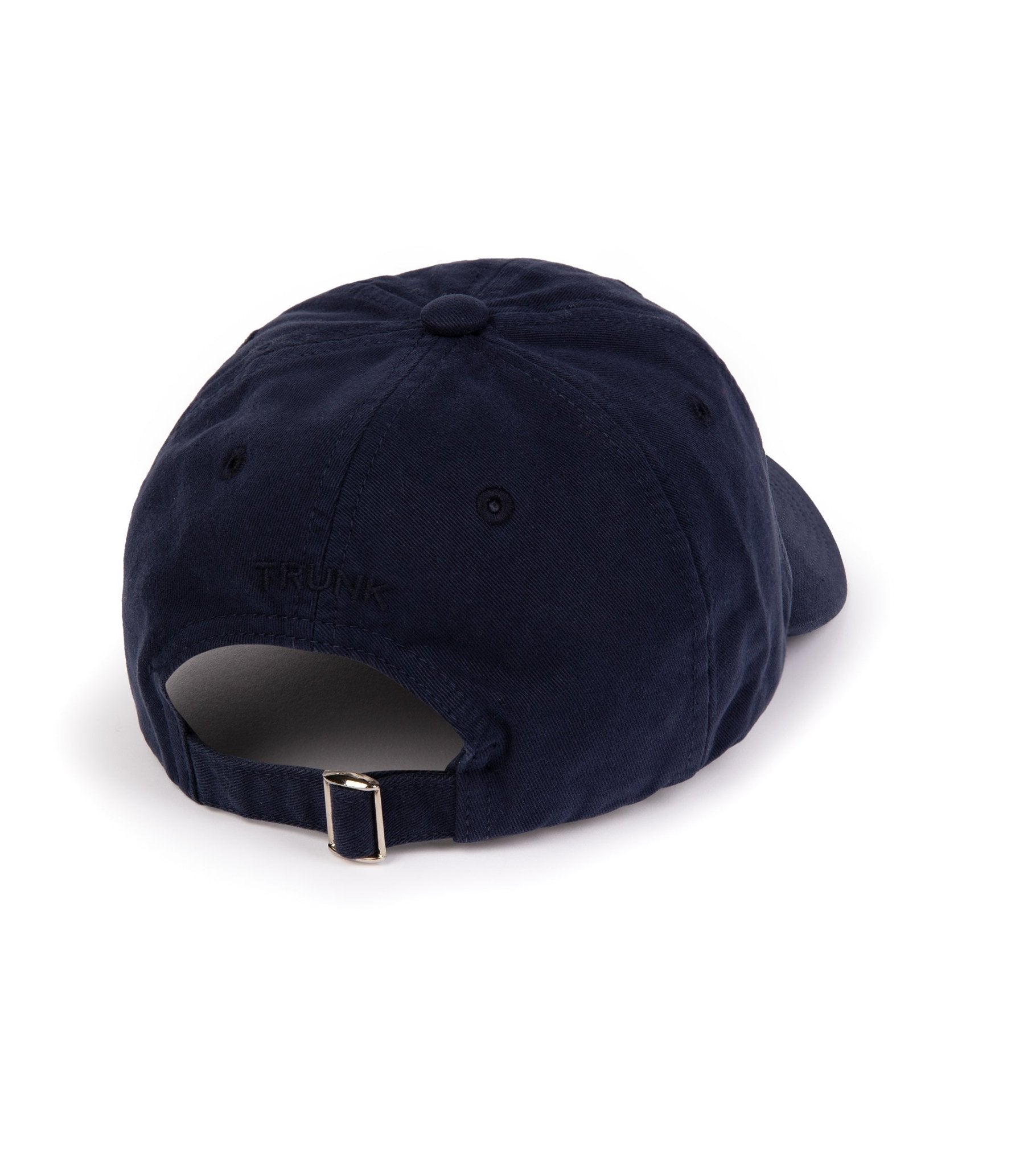 Trunk Washed Cotton Twill Baseball Cap: Navy - Trunk Clothiers