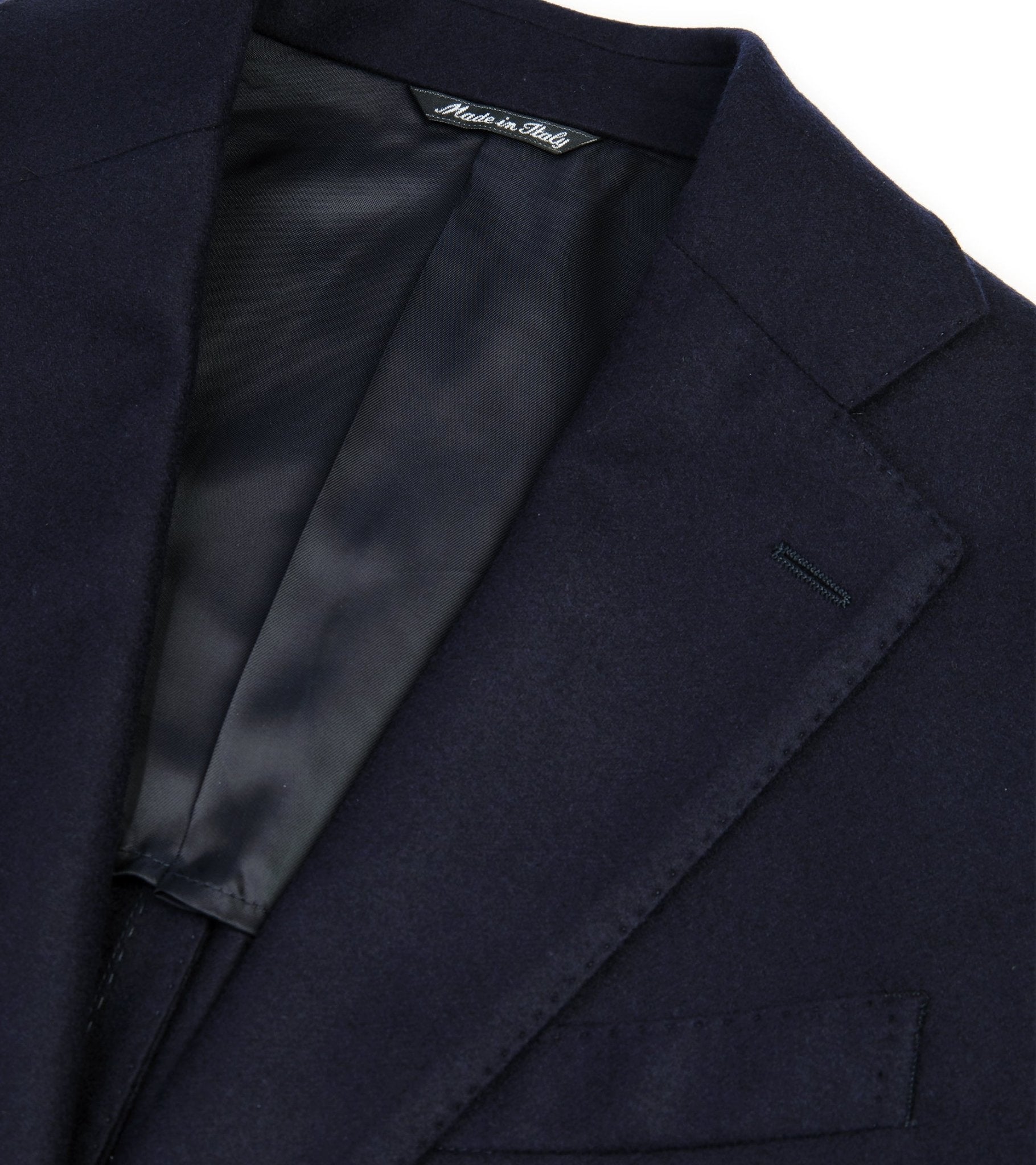 Trunk Wigmore Wool Flannel Suit Jacket: Navy - Trunk Clothiers