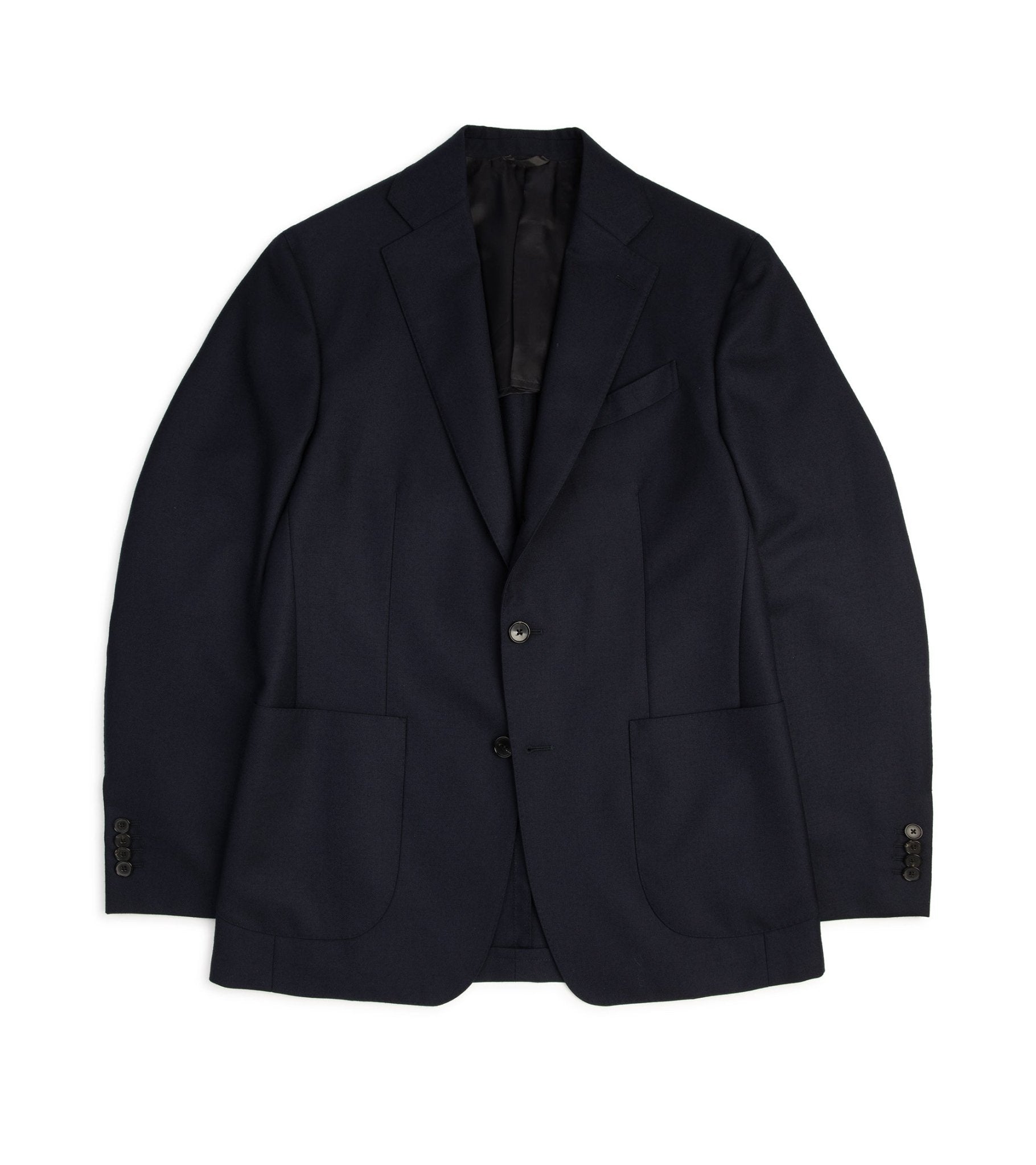 Trunk Wigmore Wool Twill Suit Jacket: Navy - Trunk Clothiers