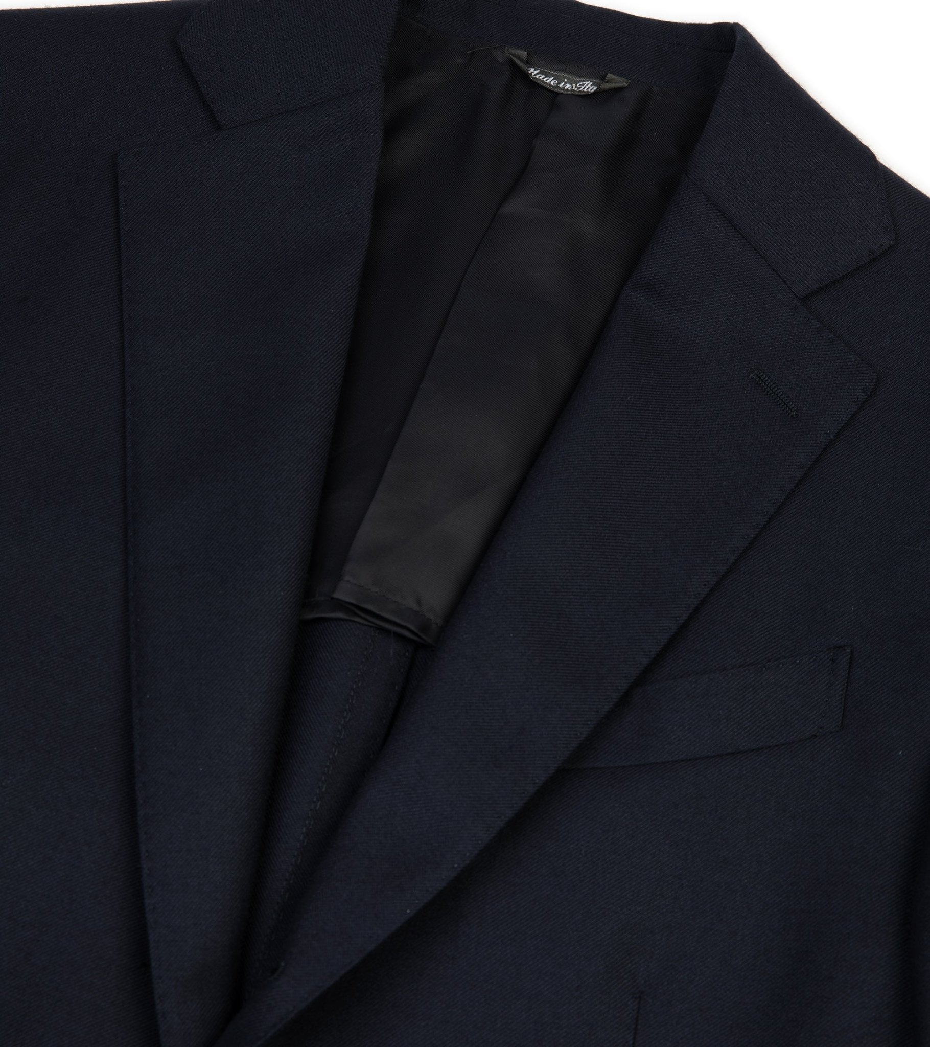 Trunk Wigmore Wool Twill Suit Jacket: Navy - Trunk Clothiers