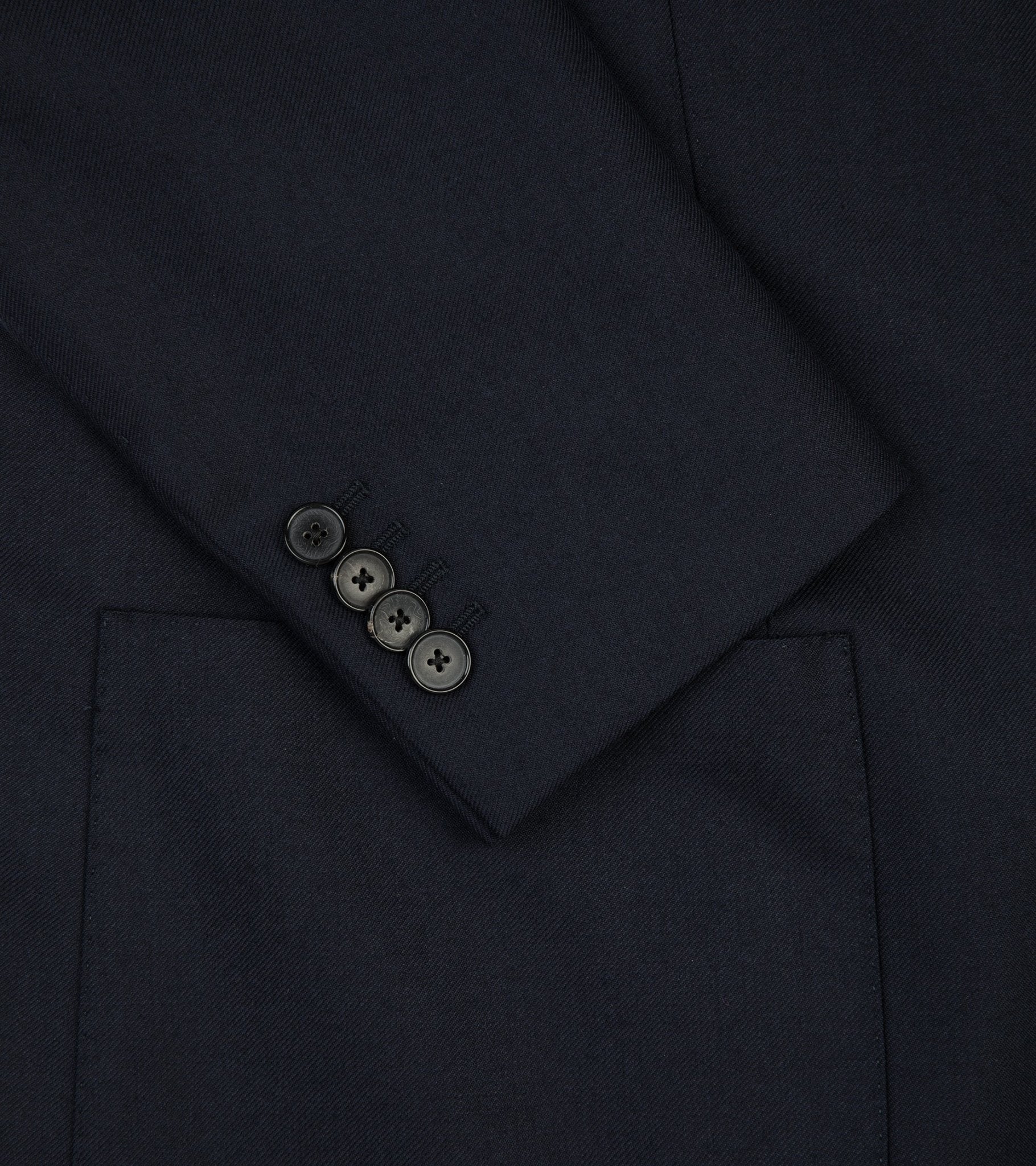 Trunk Wigmore Wool Twill Suit Jacket: Navy - Trunk Clothiers