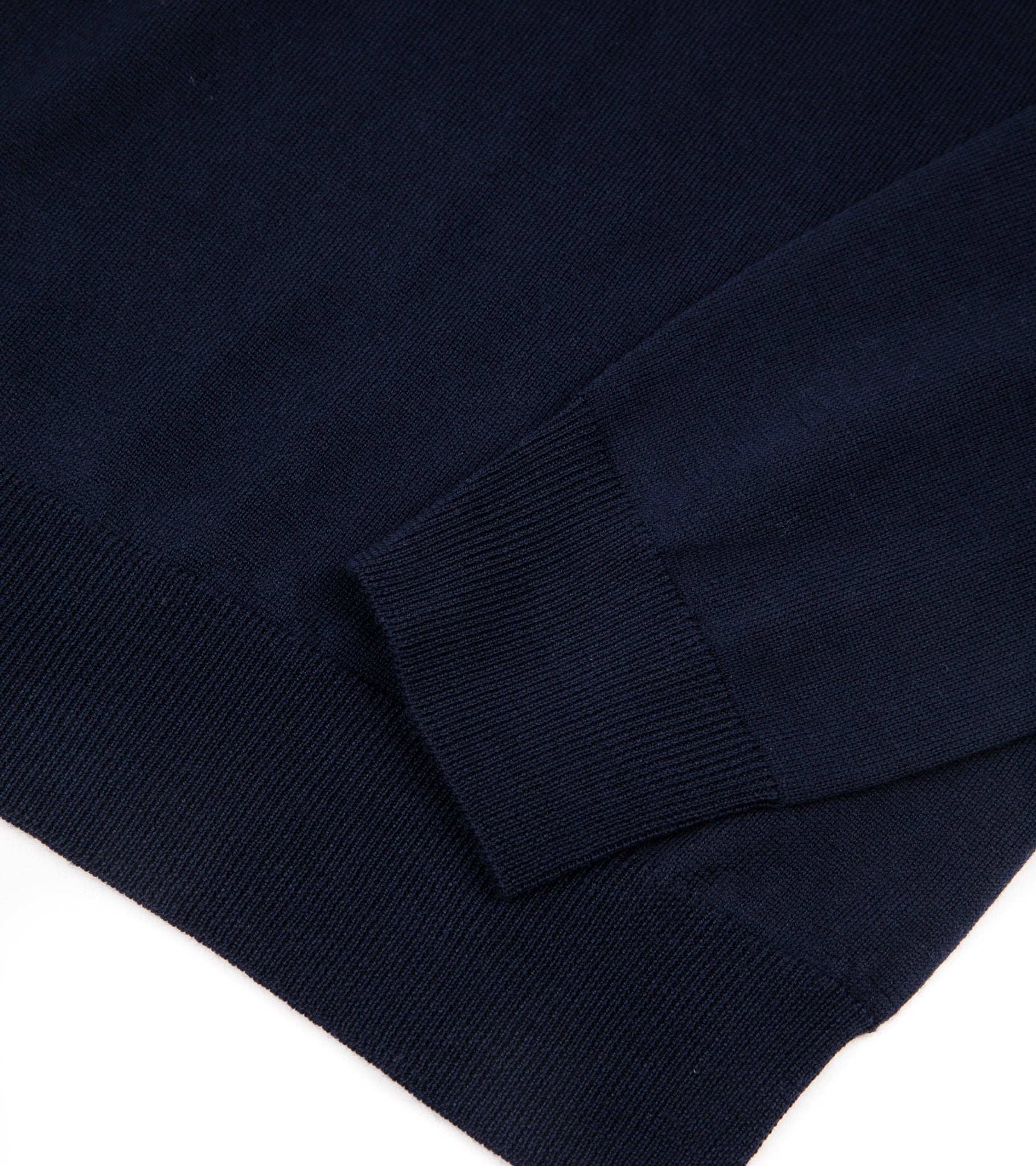 Trunk William Merino Roll Neck Sweater: Navy - Trunk Clothiers