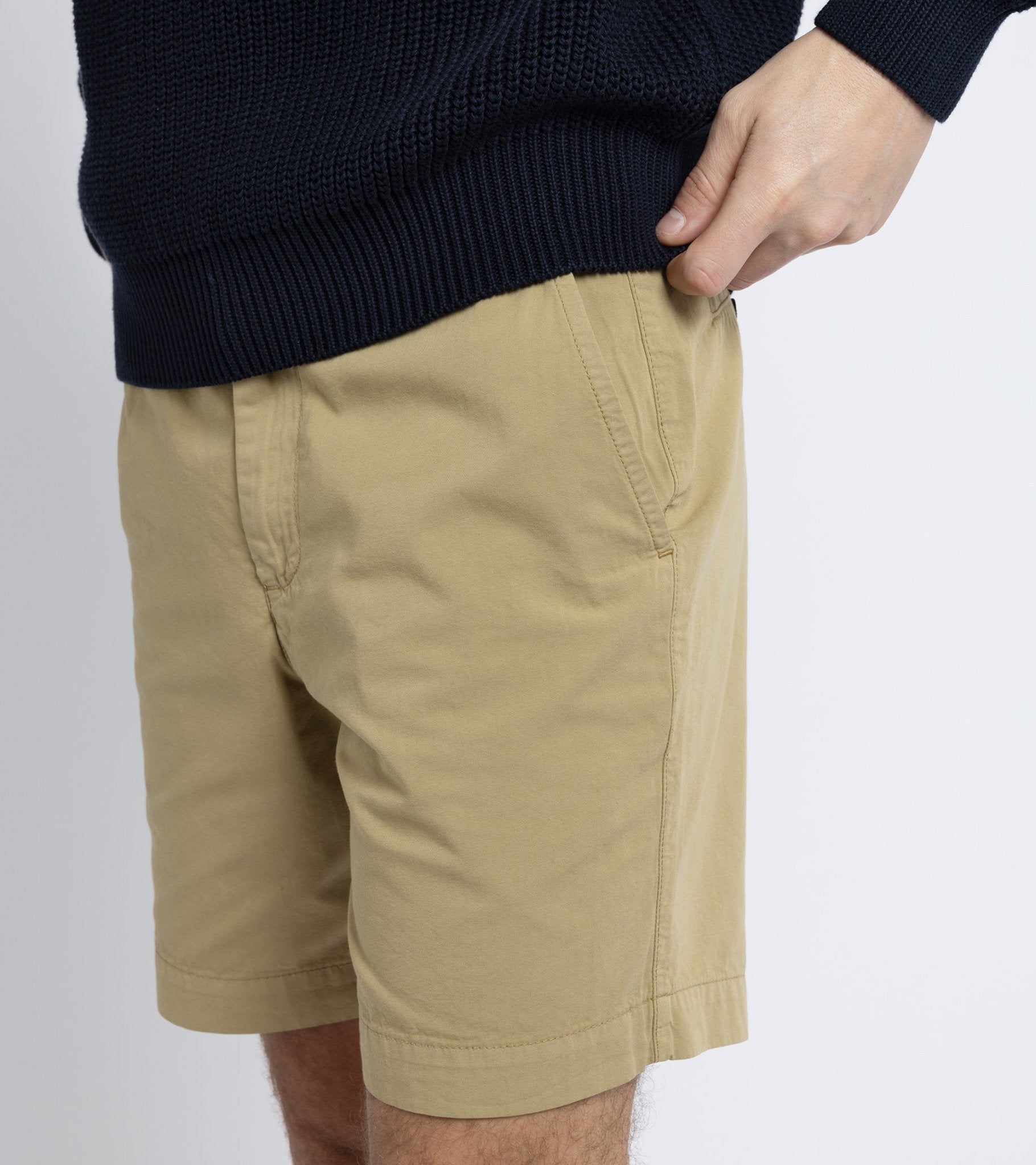 Trunk Winnett Cotton Short: Beige - Trunk Clothiers