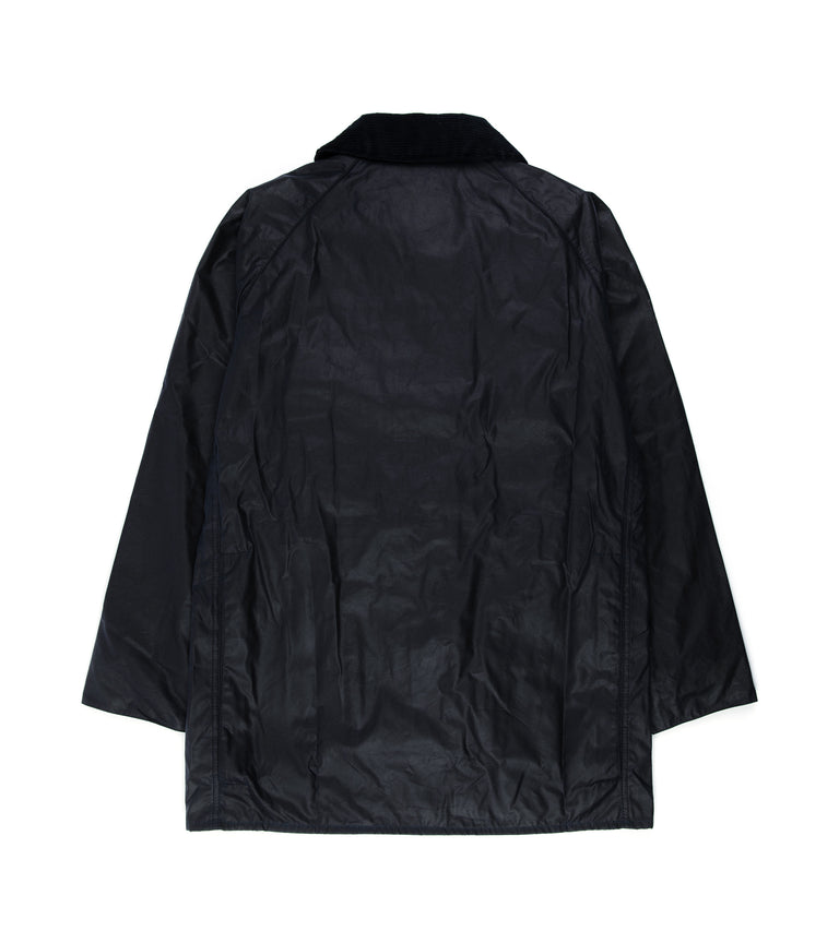 Barbour SL Beaufort Waxed Jacket: Navy – Trunk Clothiers