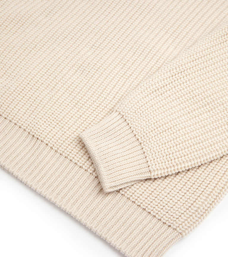 Batoner Signature Wool Turtle Neck Sweater: Ivory – Trunk Clothiers