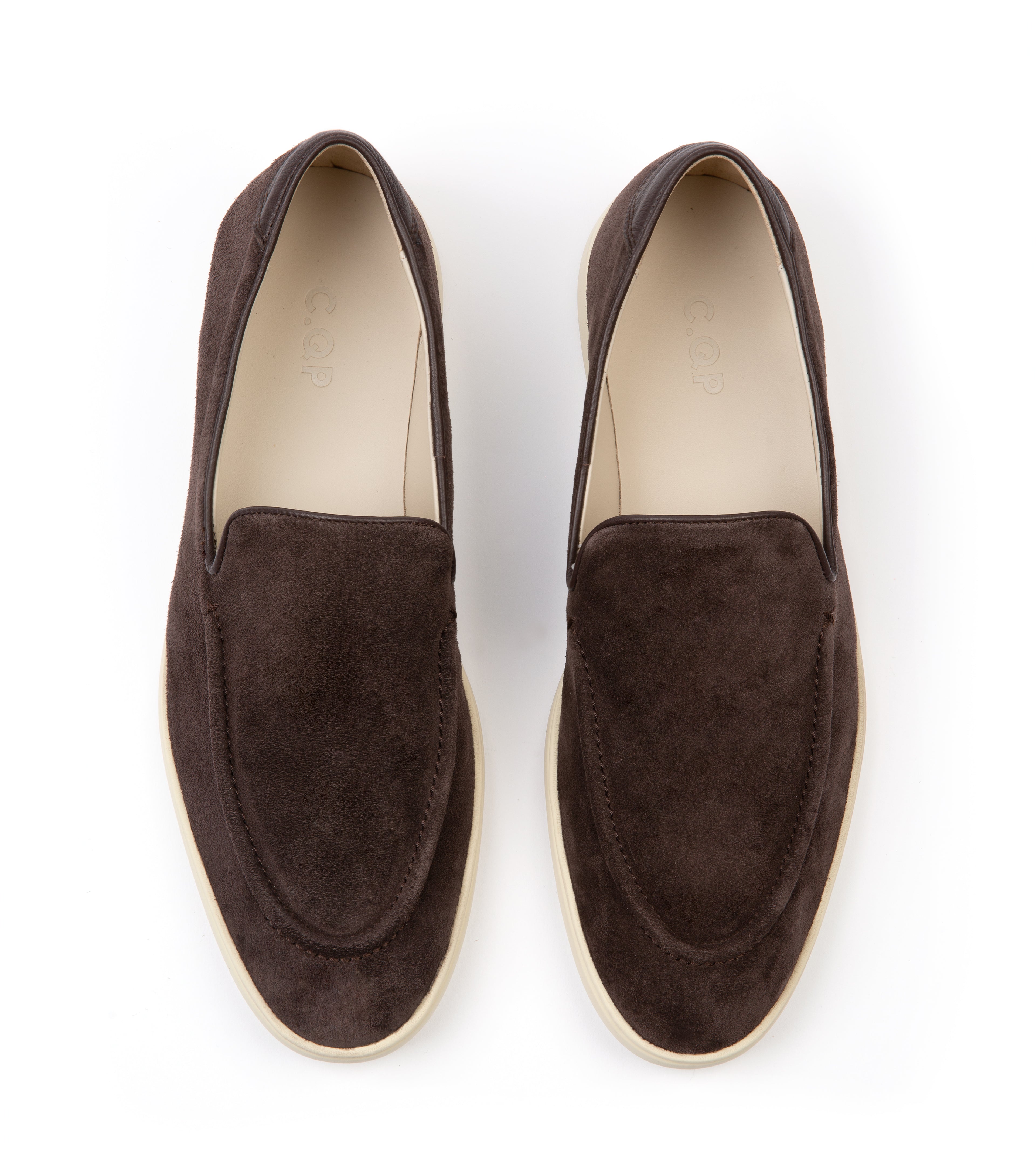 CQP Debonair Suede Slip-On Sneaker: Chocolate