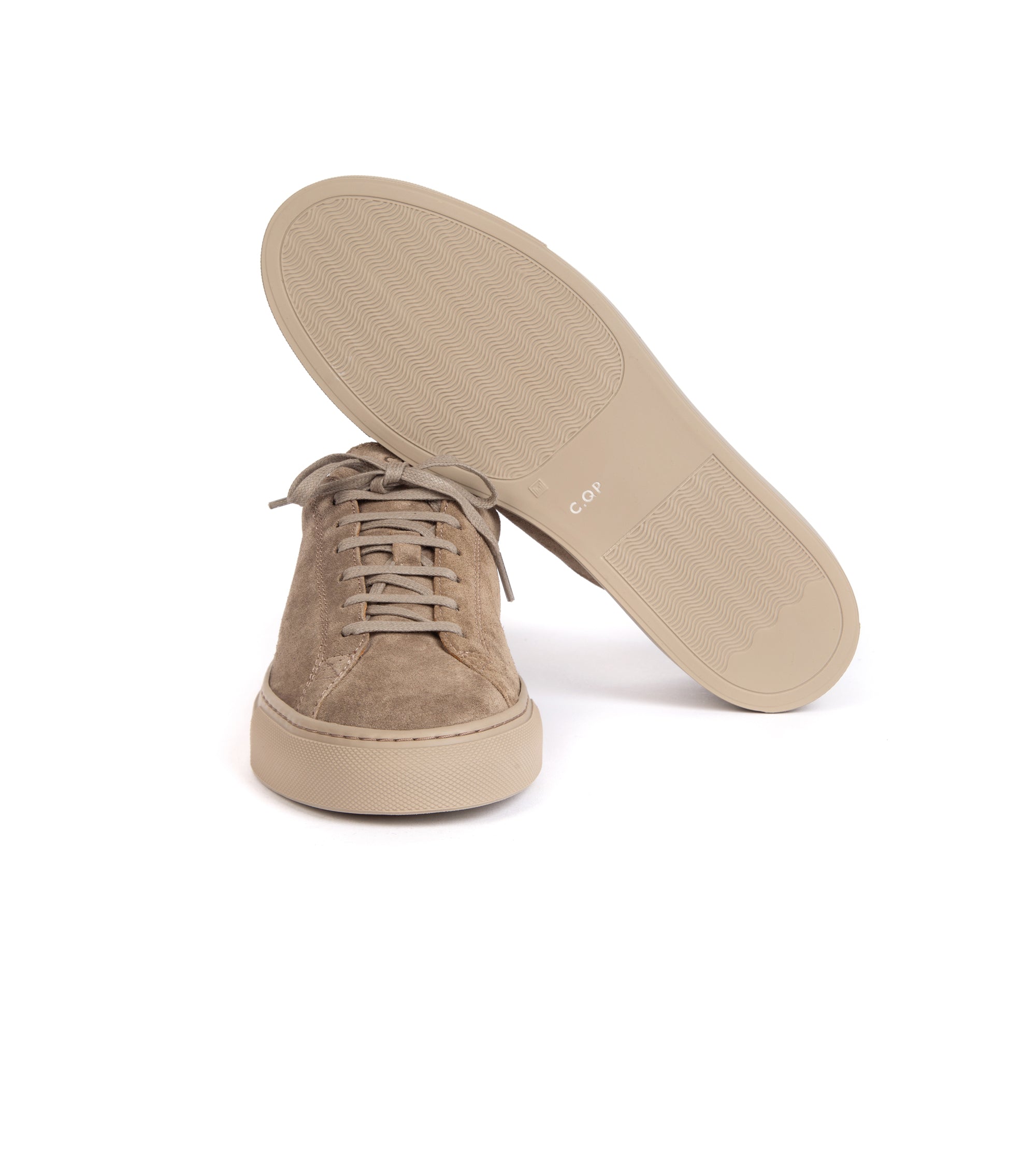 CQP Racquet Sr Suede Sneaker: Khaki