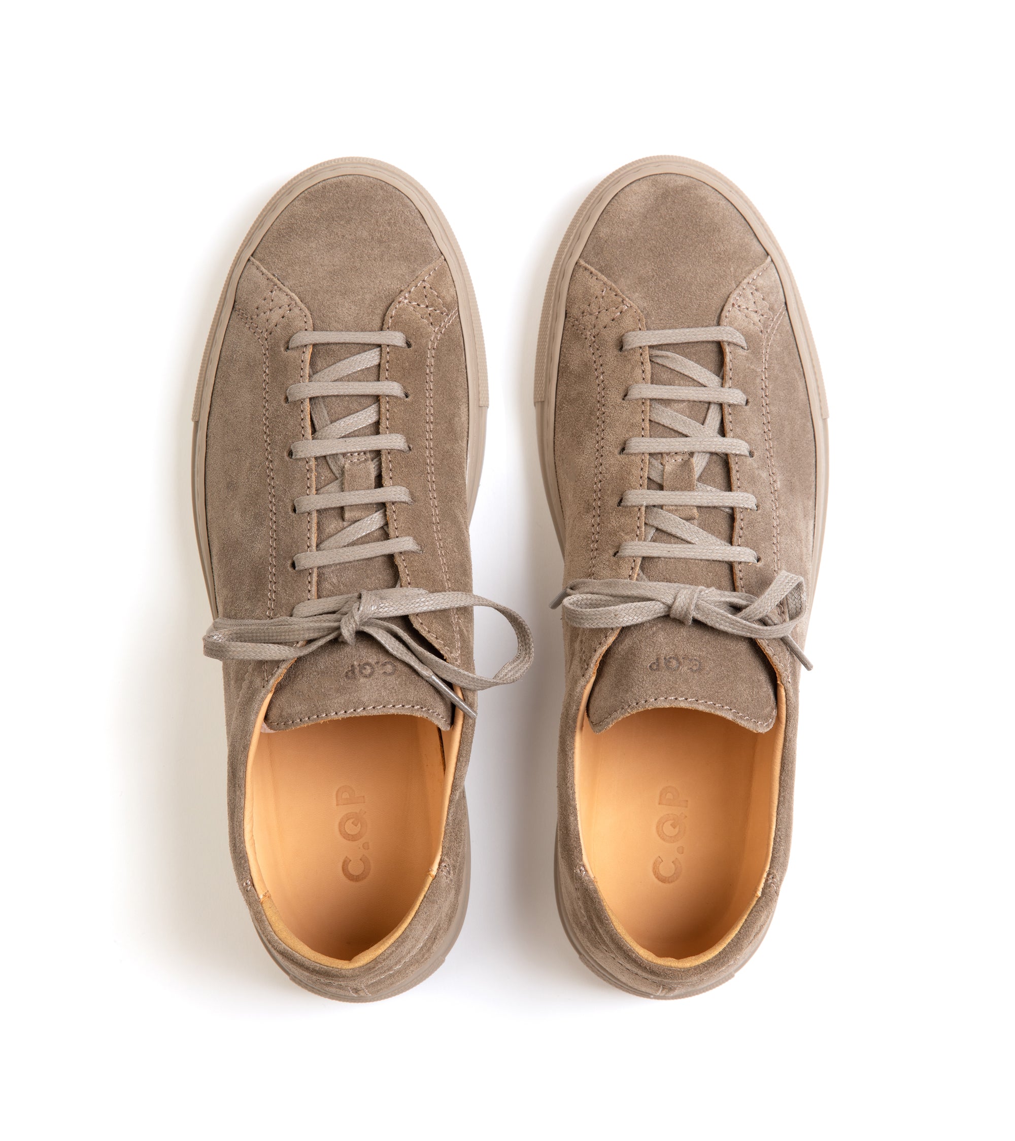 CQP Racquet Sr Suede Sneaker: Khaki