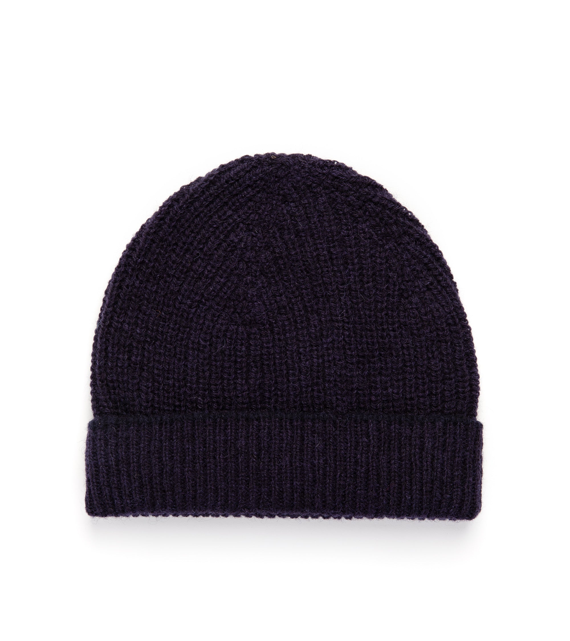 Freight Lambswool Beanie: Navy