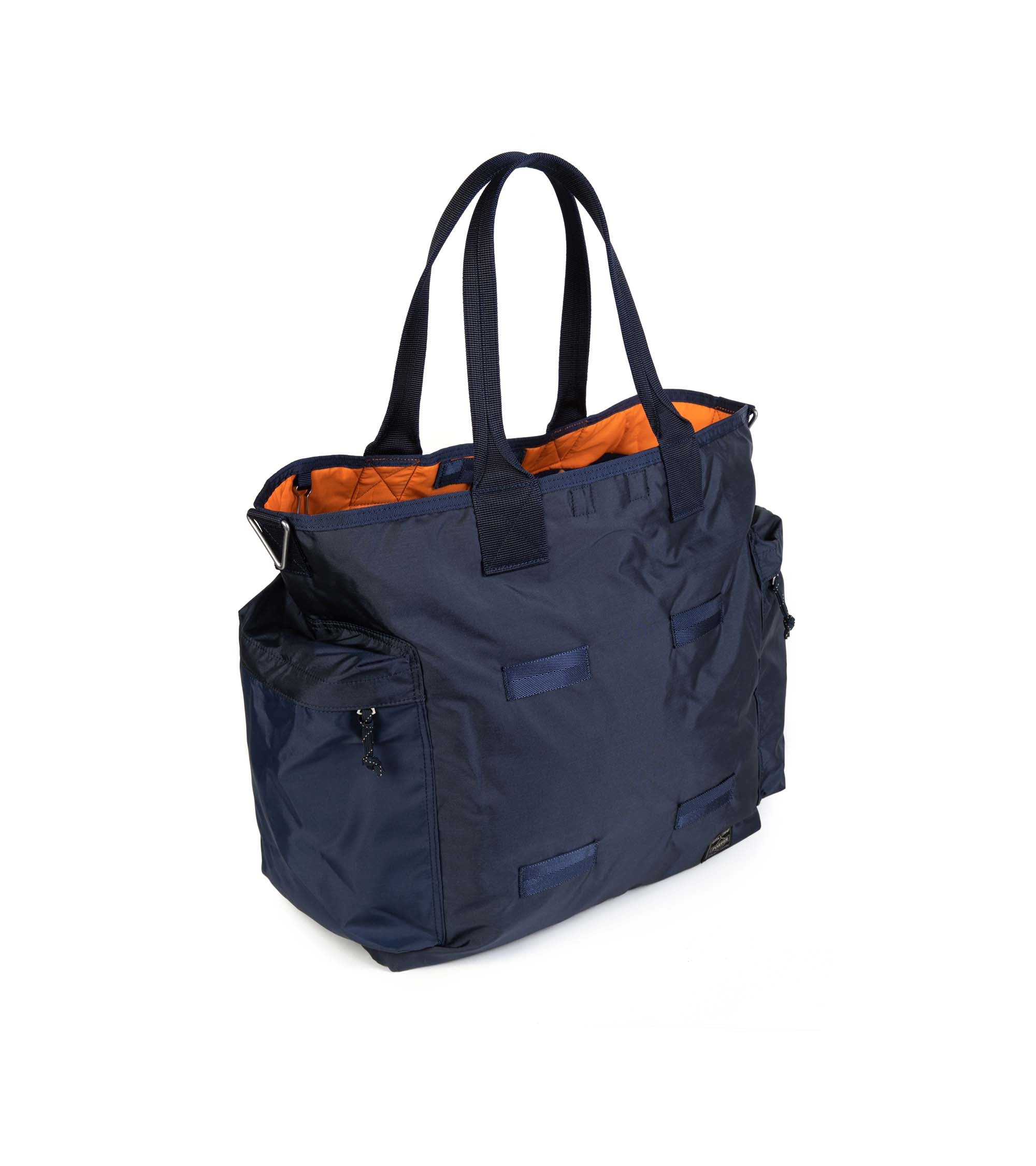 PORTER Force 2Way Tote Bag: Navy