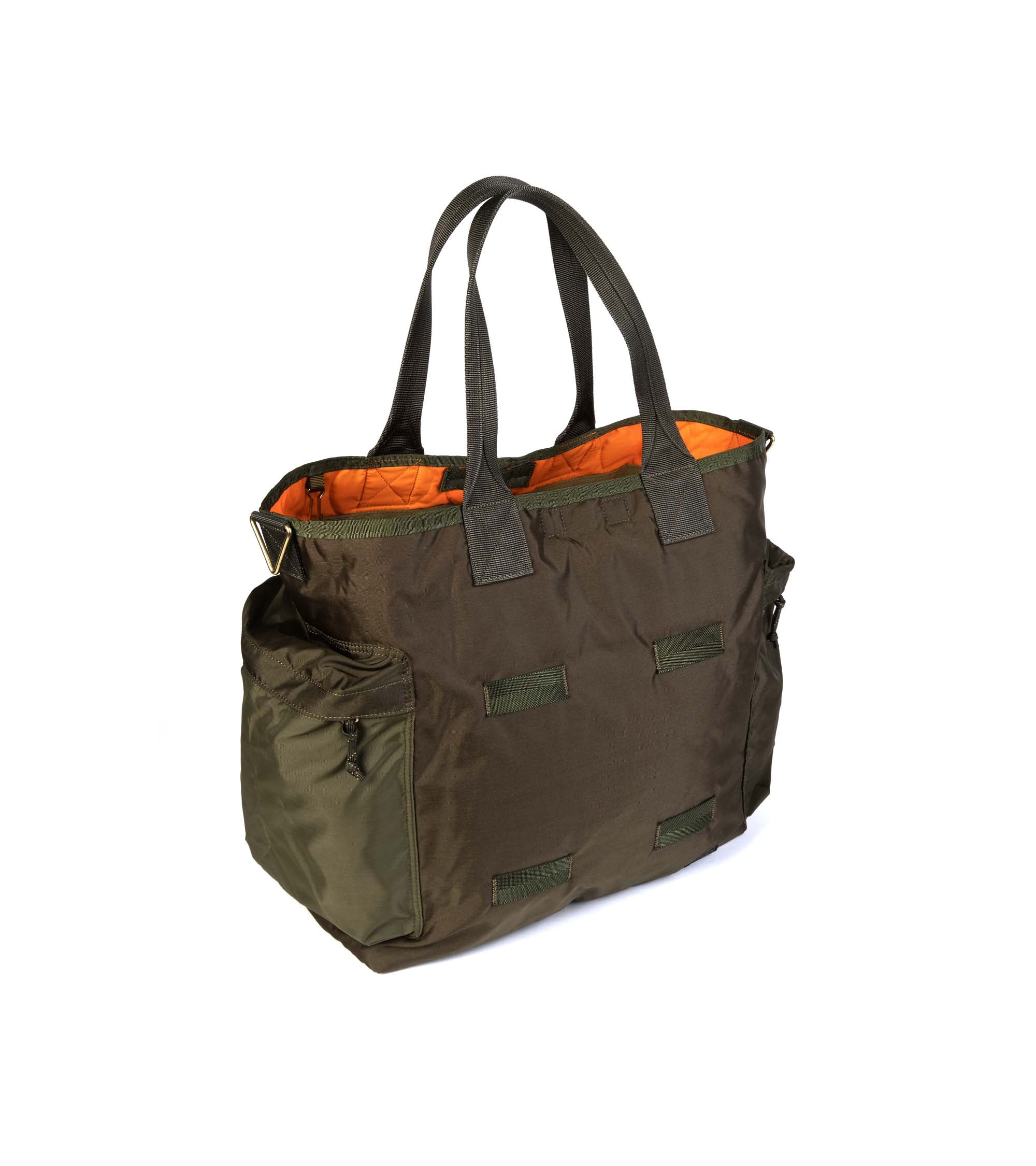 PORTER Force 2Way Tote Bag: Olive