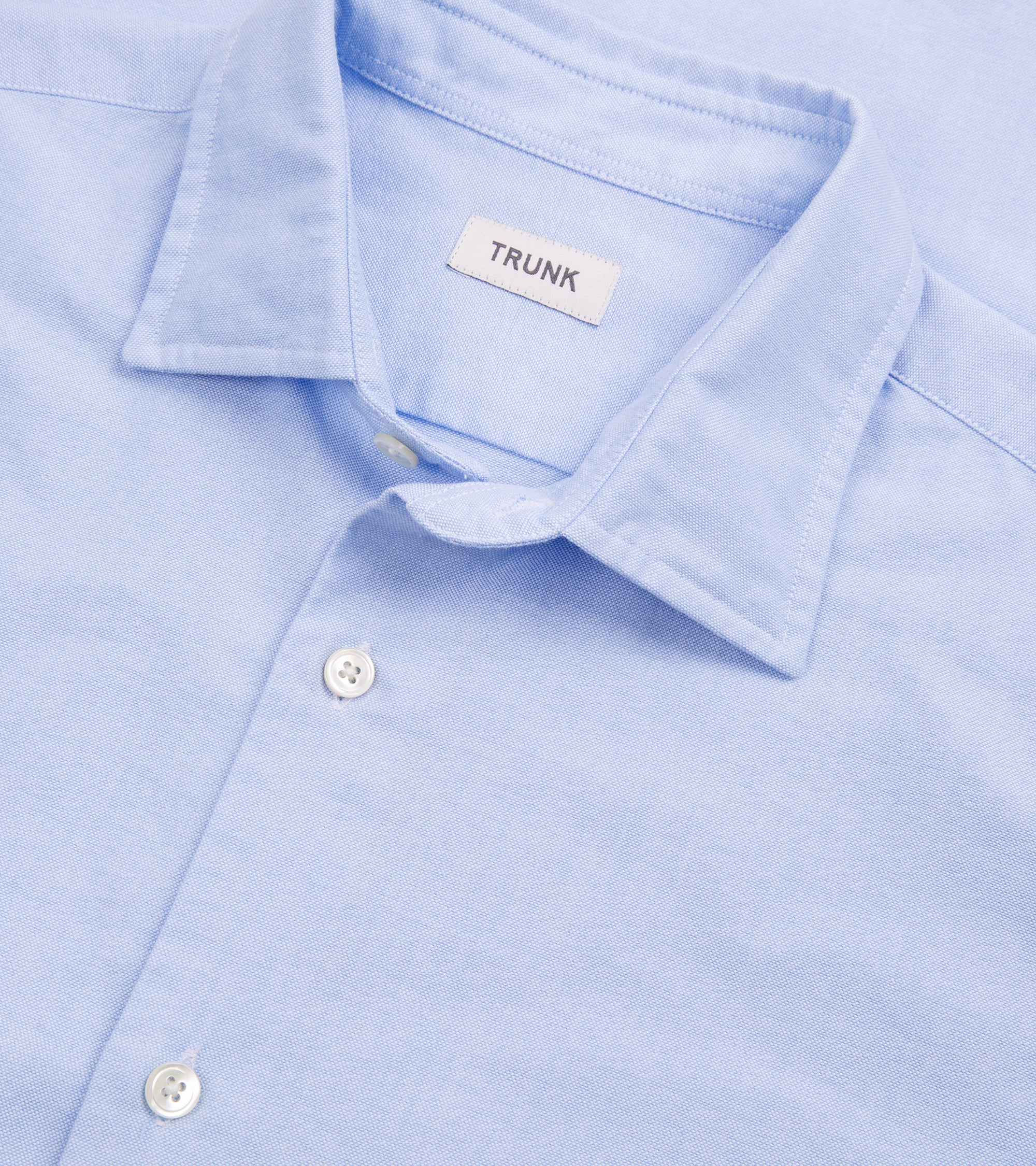 Trunk Audley Cotton Oxford Shirt: Light Blue